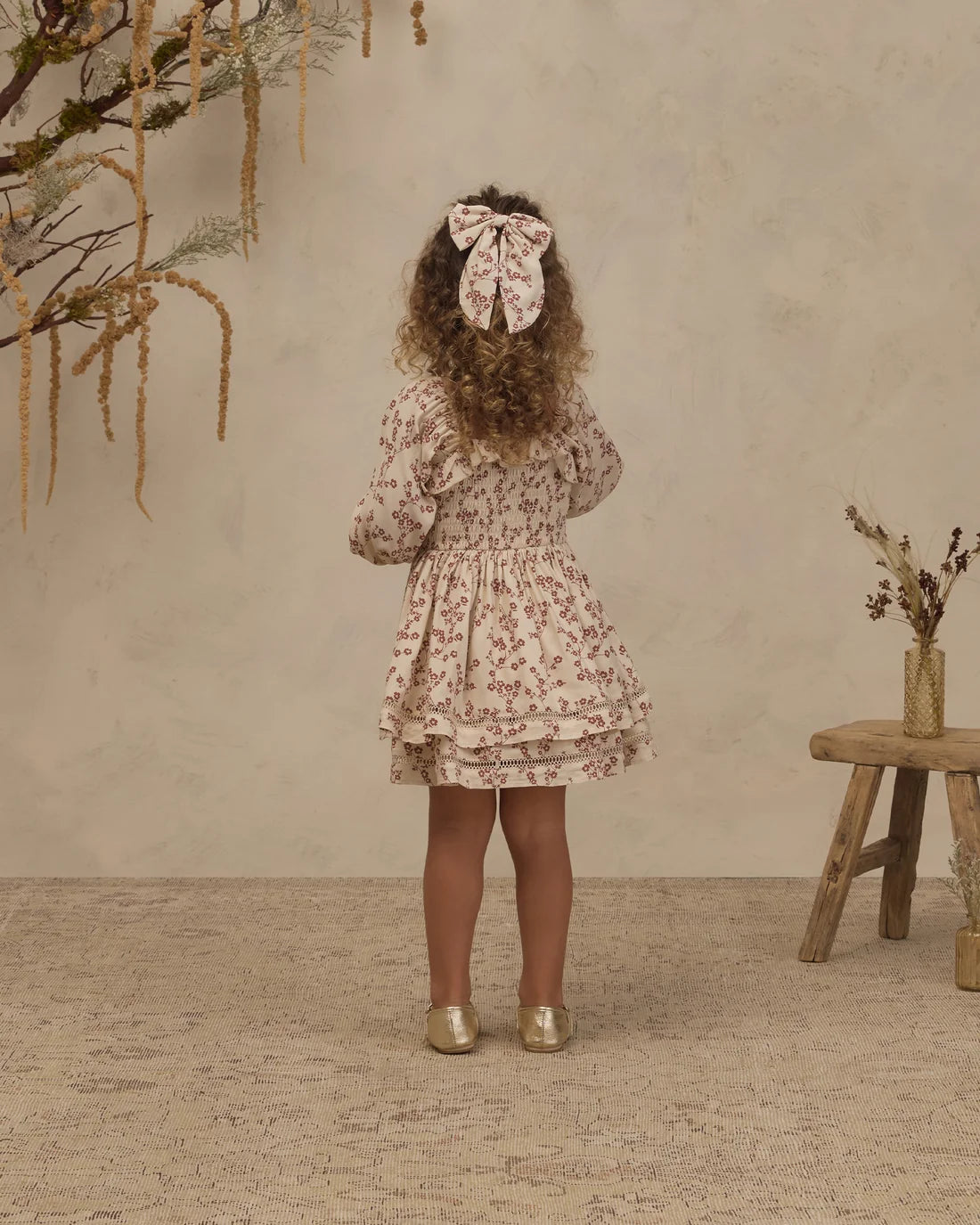 Everly Bow | Floral Toile