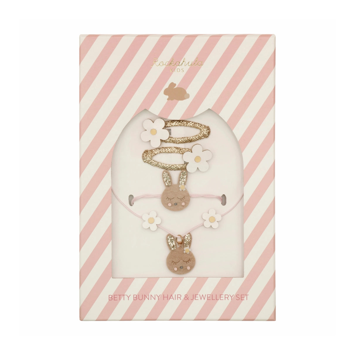 Betty Bunny Hair & Jewelry Set