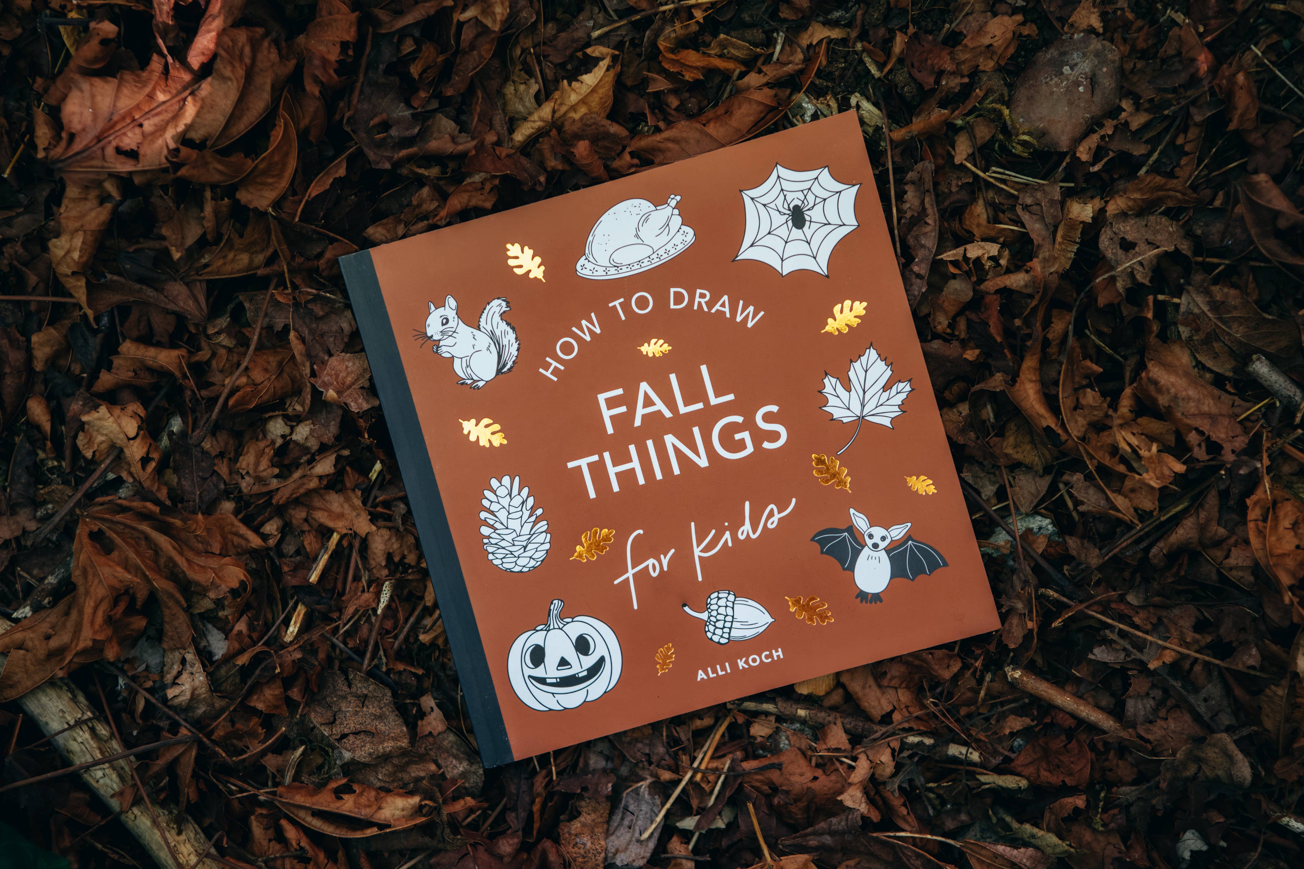 How to Draw Books for Kids with Pumpkins, Scarecrows, Turkeys and More