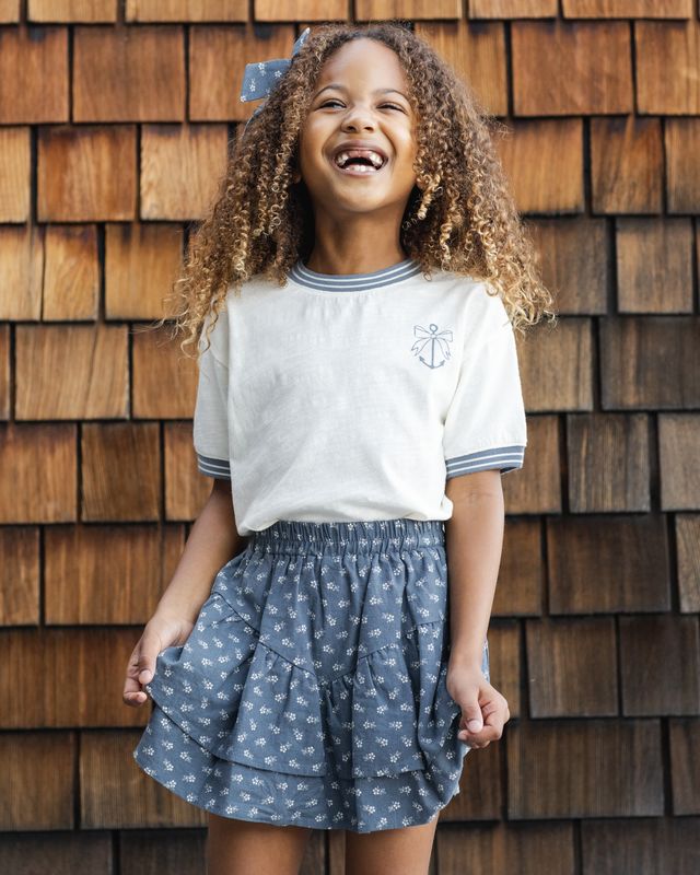 Tiered Mini Skirt | Ditsy