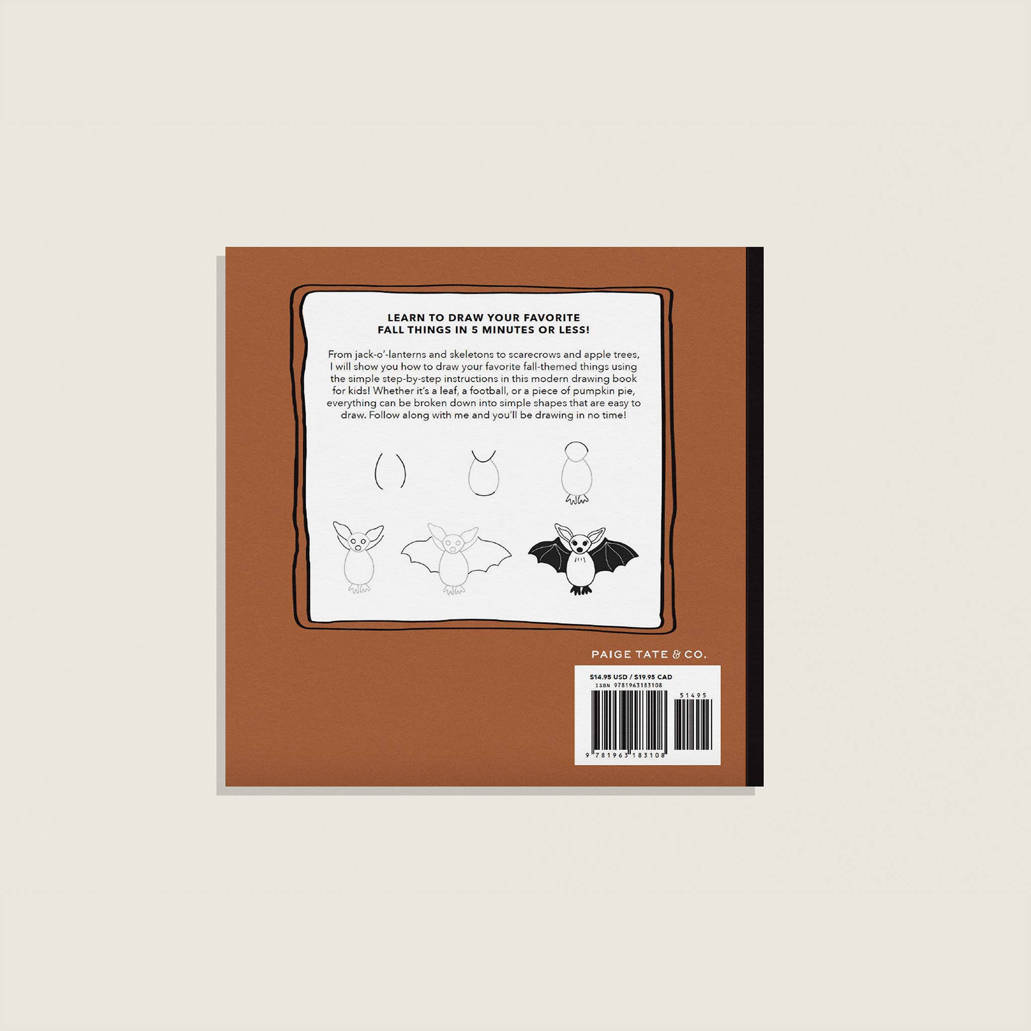 How to Draw Books for Kids with Pumpkins, Scarecrows, Turkeys and More