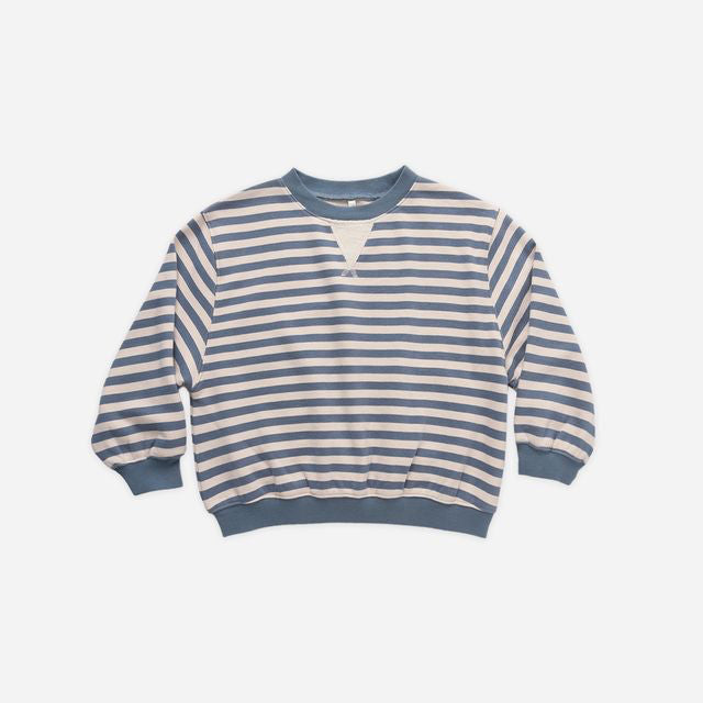 Oversized Crew | Marine Stripe