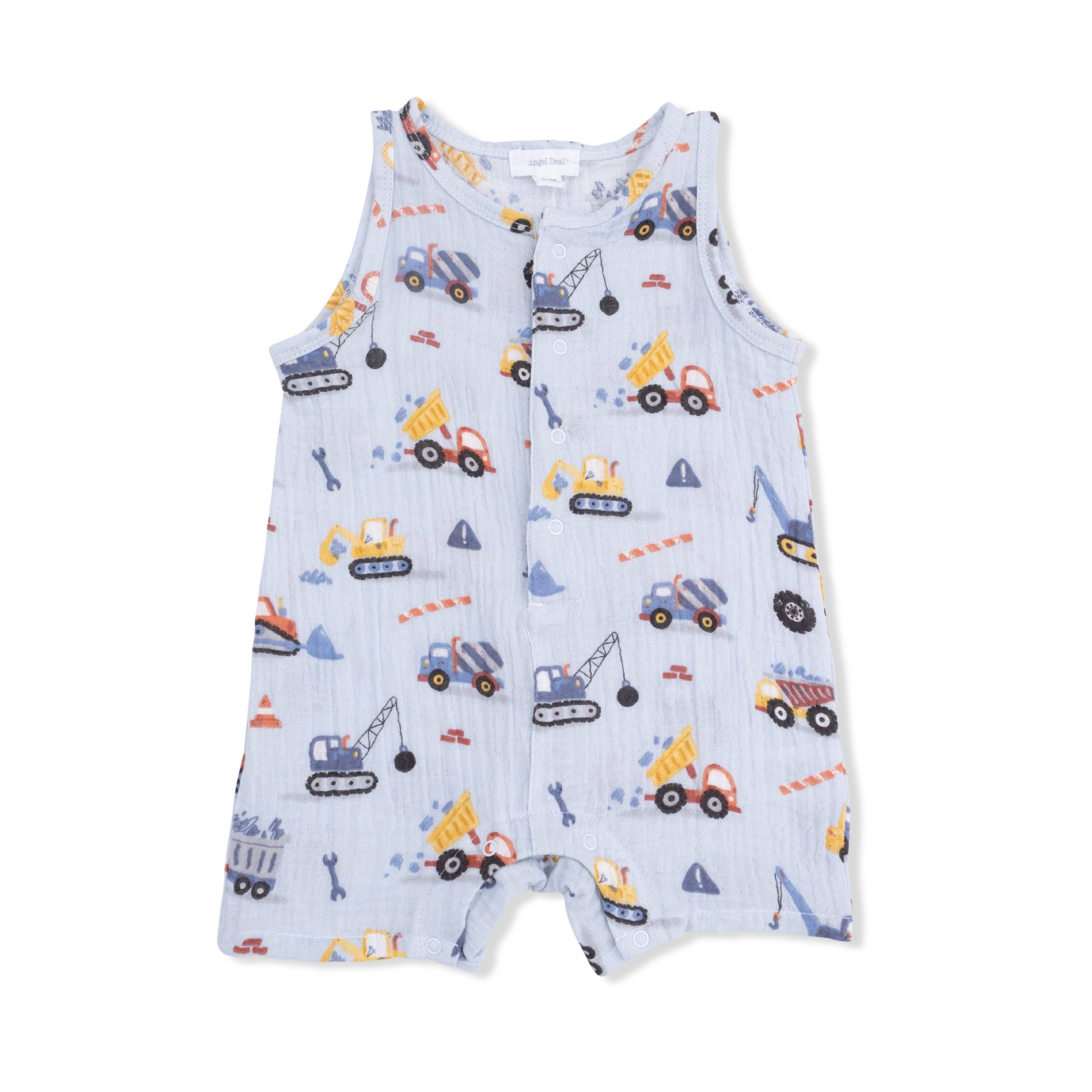 Sleeveless Shortie Romper | Crayon Construction