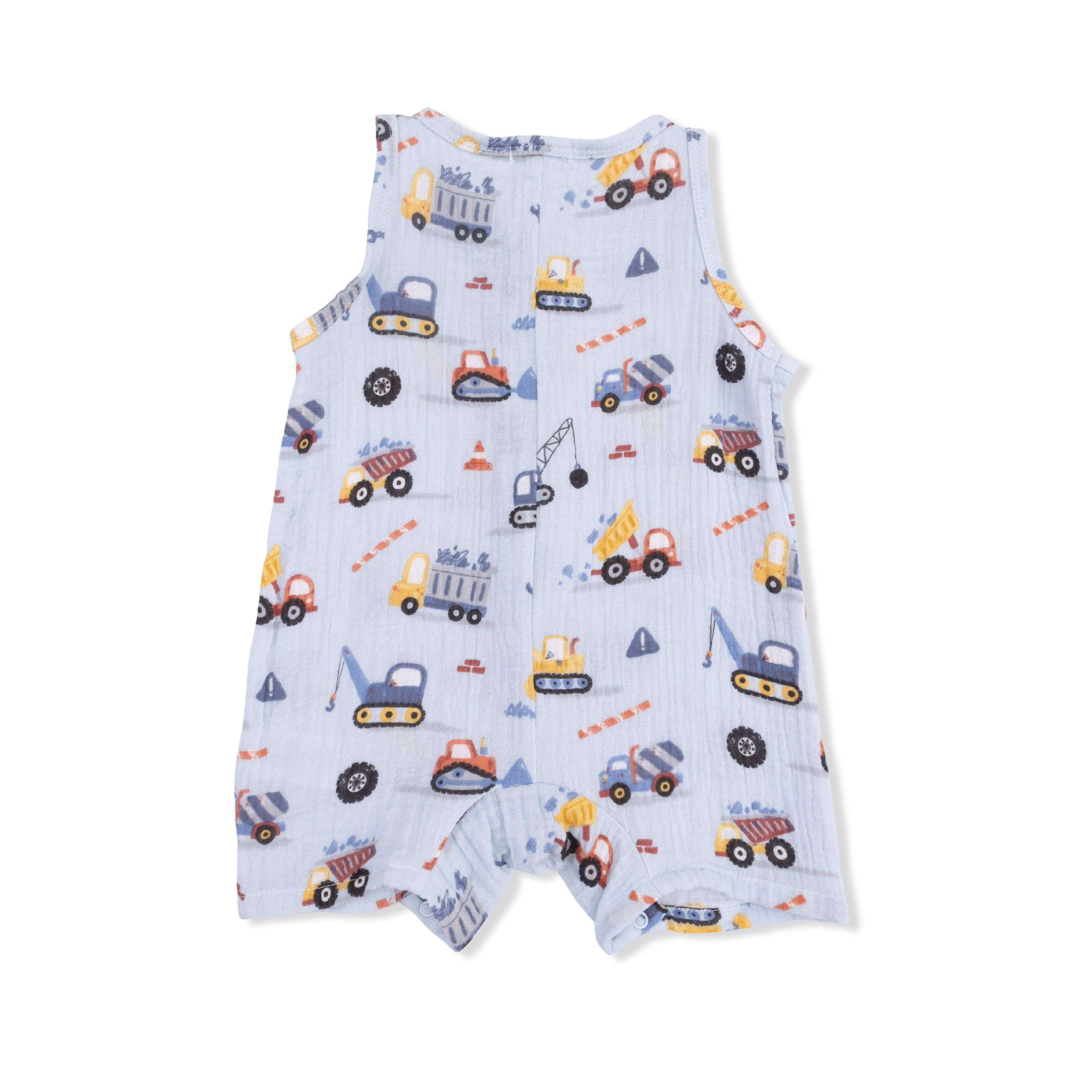 Sleeveless Shortie Romper | Crayon Construction
