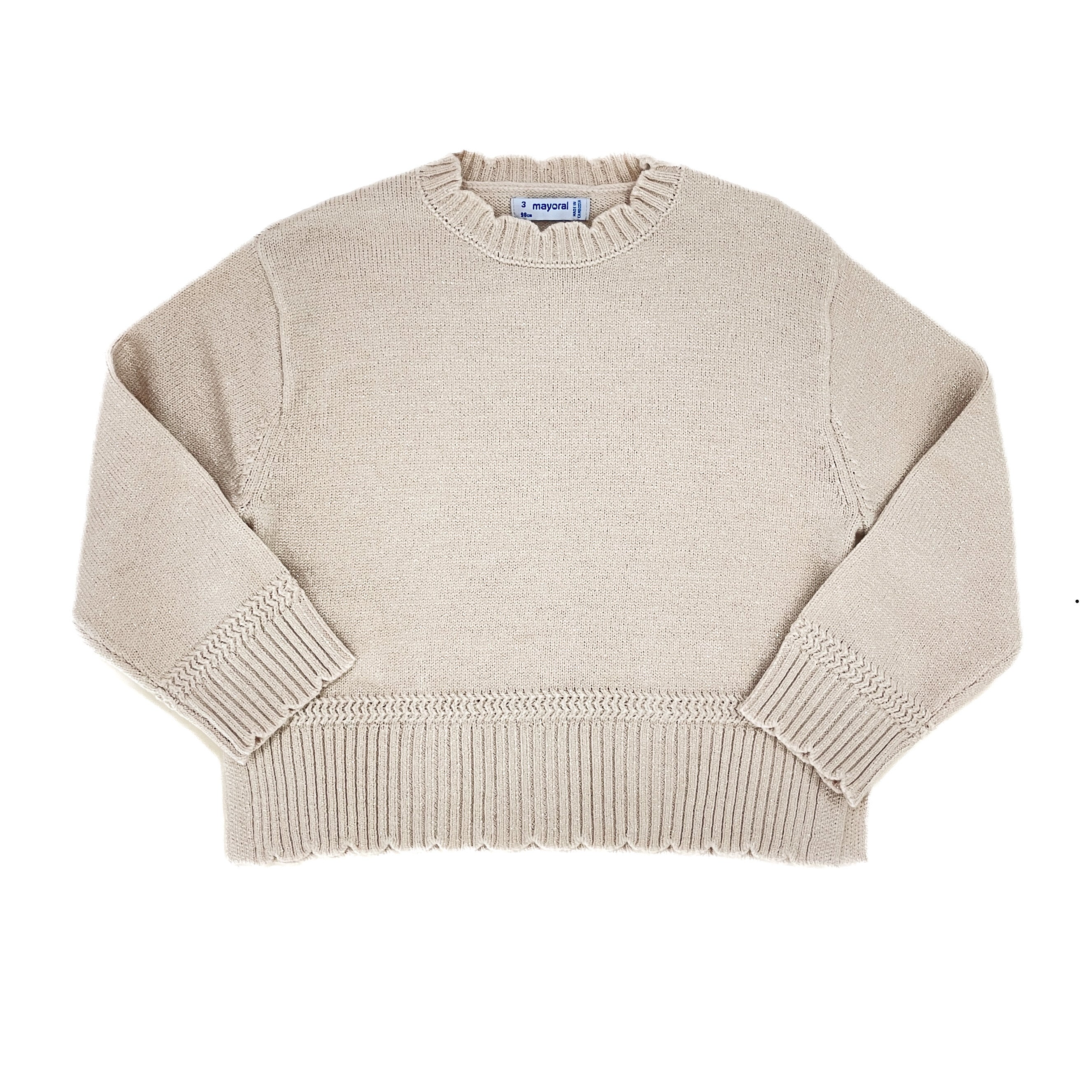 Knit Sweater | Beige