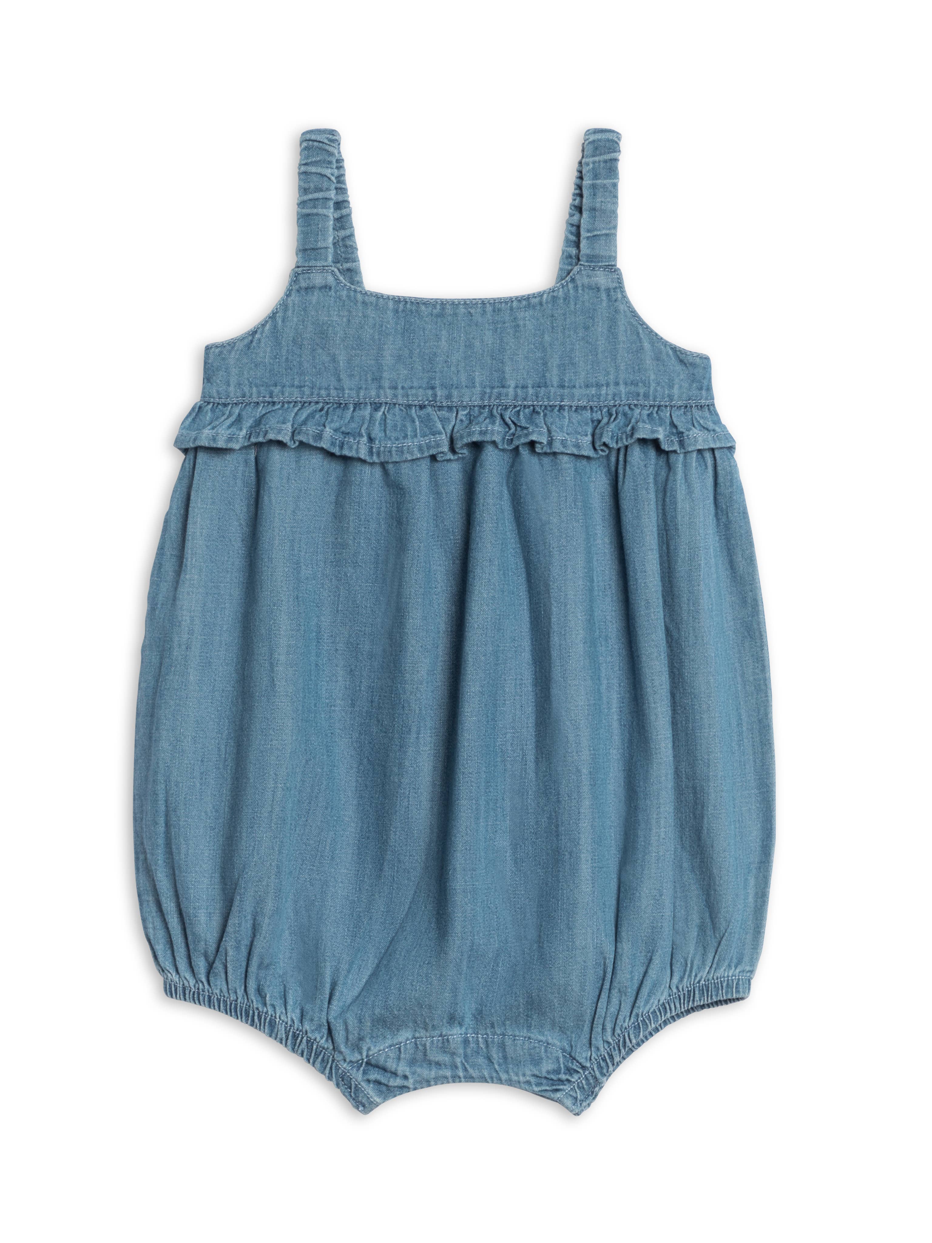 Gemma Chambray Bubble Romper