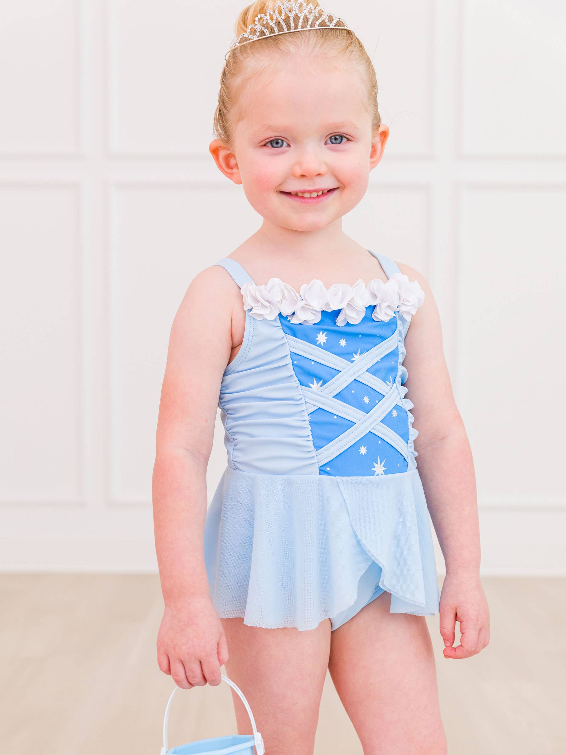 Blue Princess One Piece Swimsuit