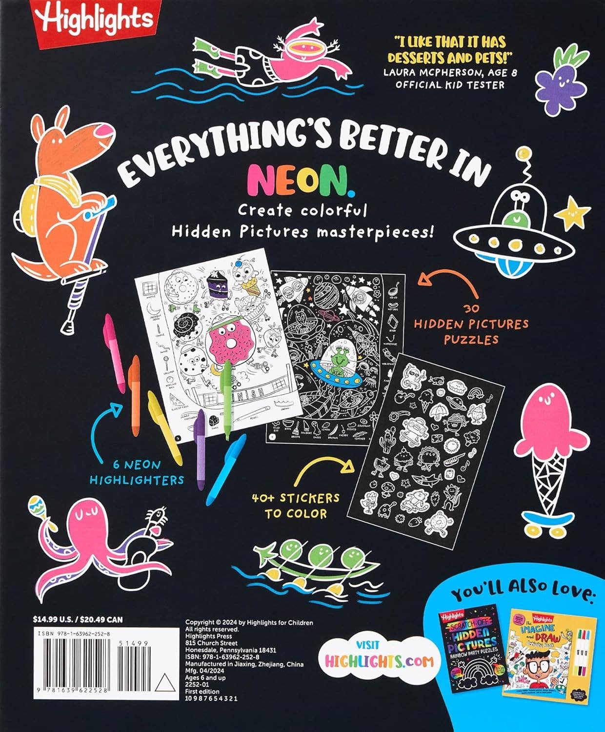 Rainbow Neon Hidden Pictures