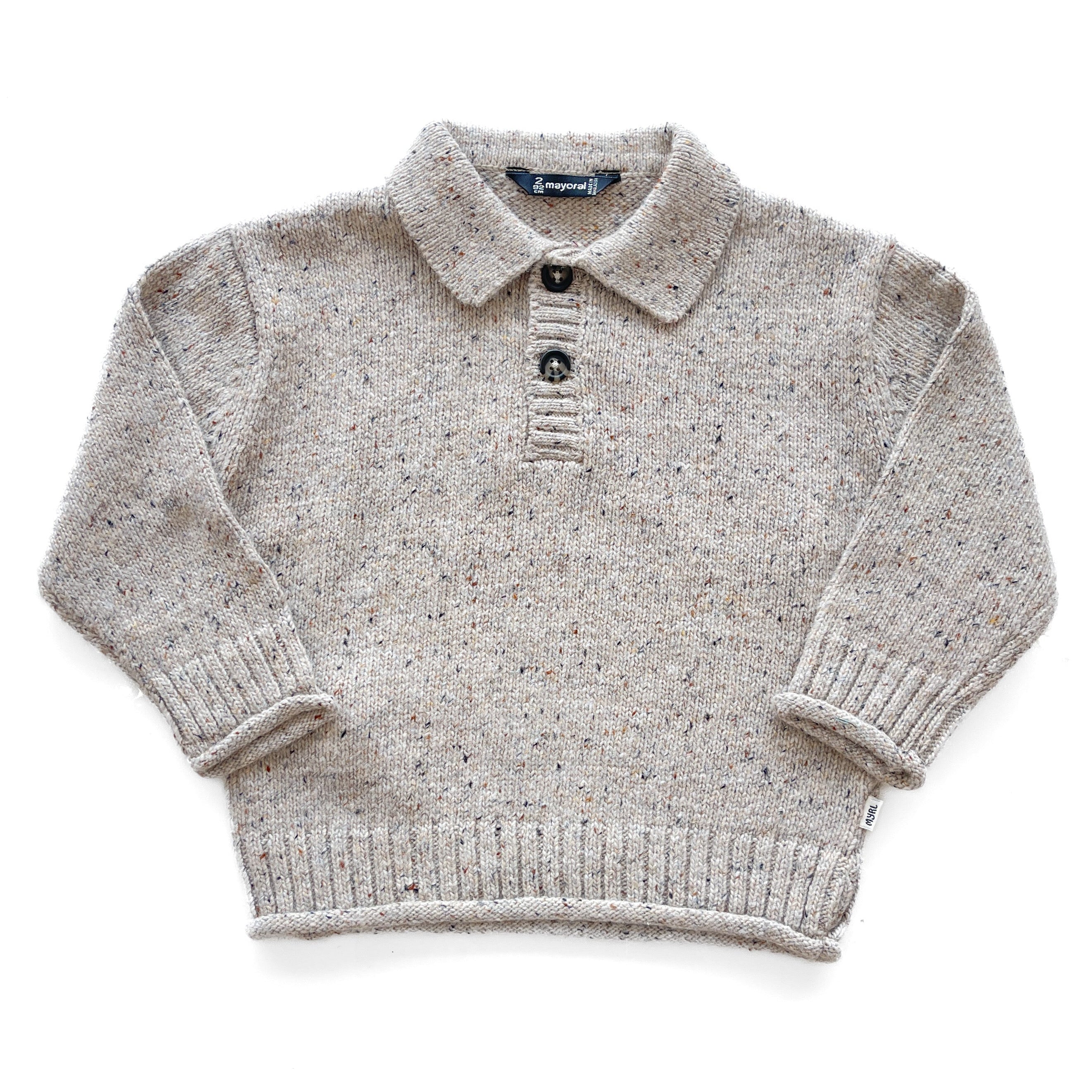 Collared Polo Sweater