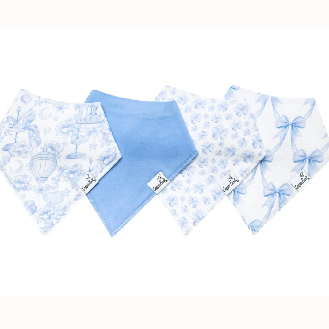 Copper Pearl Bandana Bib Set (4-pack)