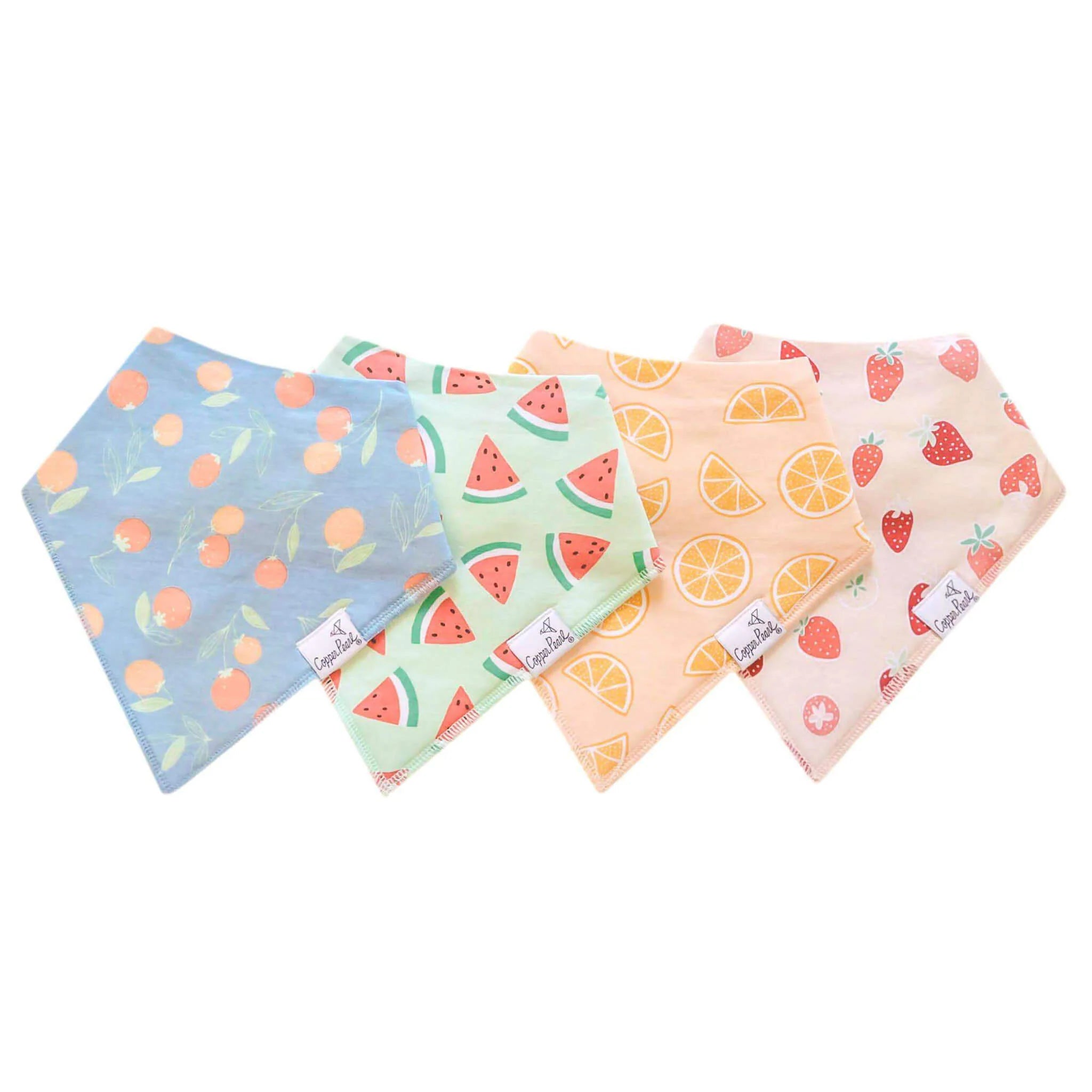 Copper Pearl Bandana Bib Set (4-pack)