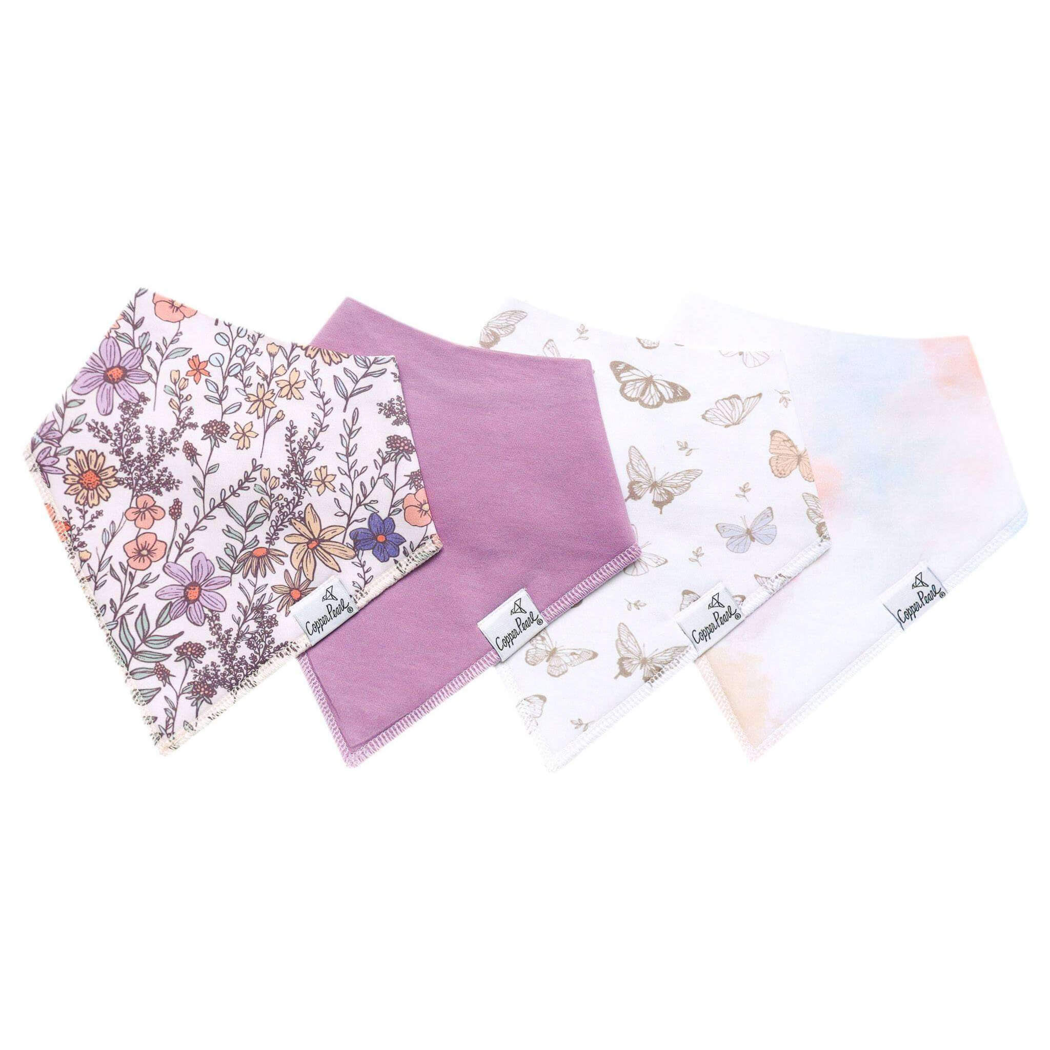 Copper Pearl Bandana Bib Set (4-pack)