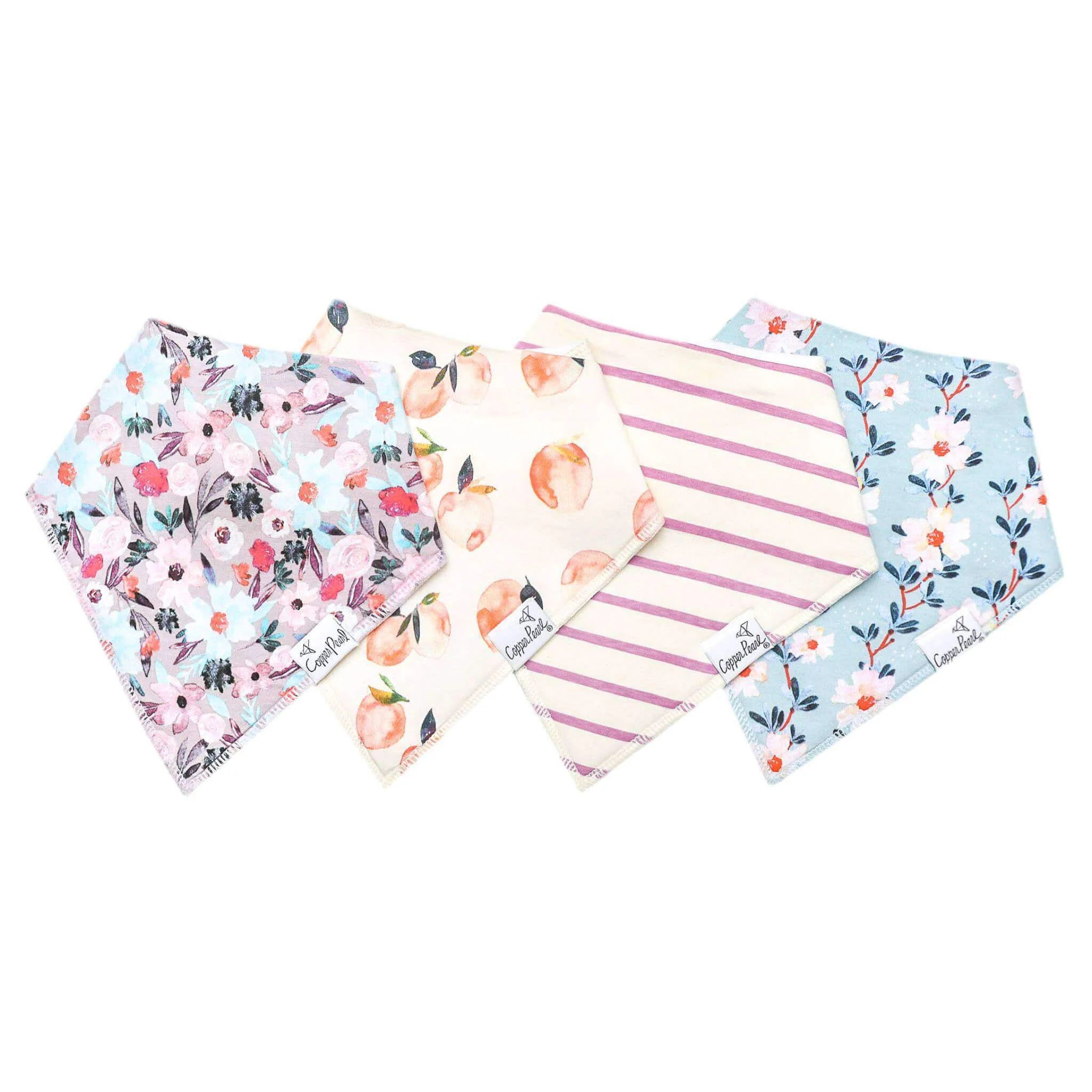Copper Pearl Bandana Bib Set (4-pack)