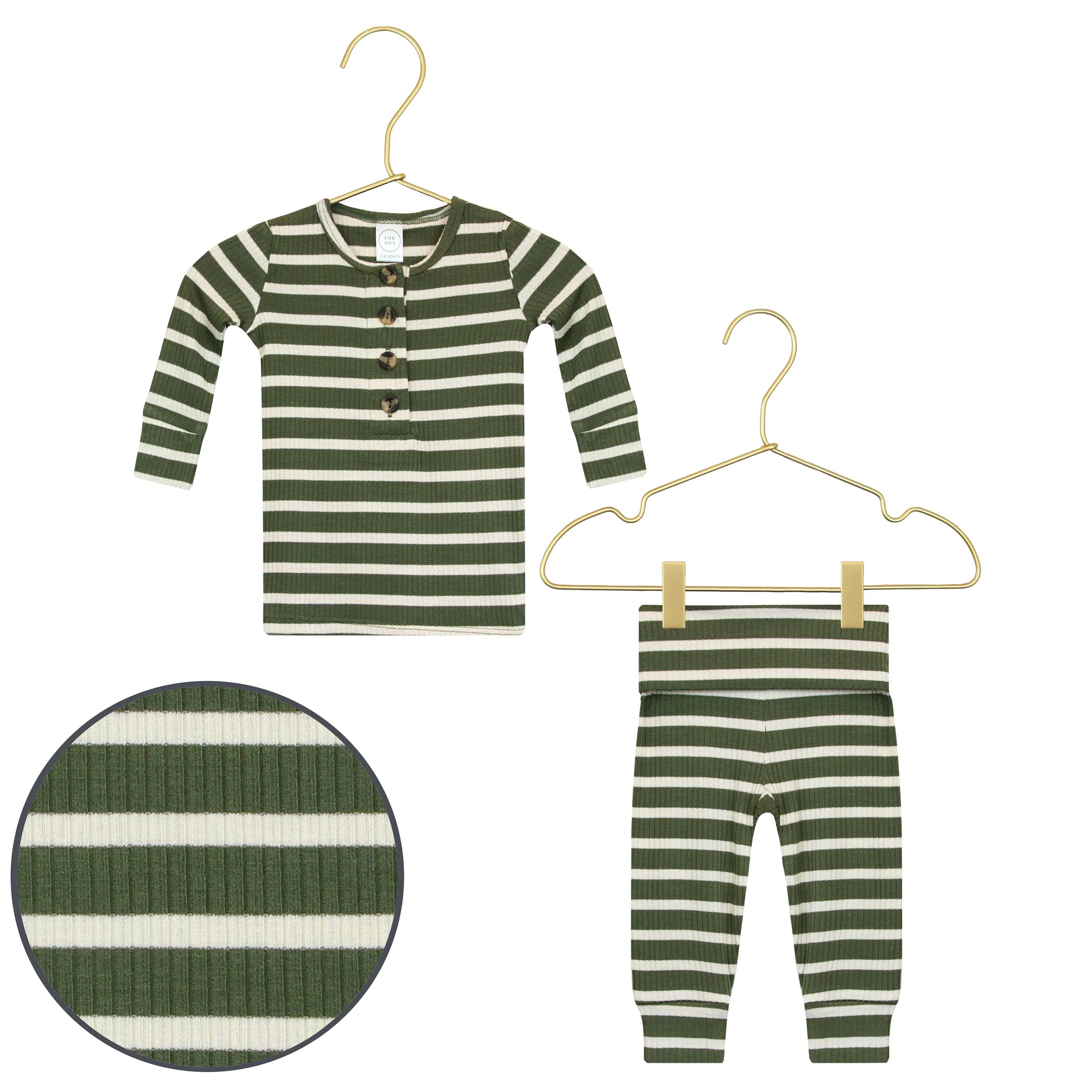 Tyler Ribbed Top + Bottom Set