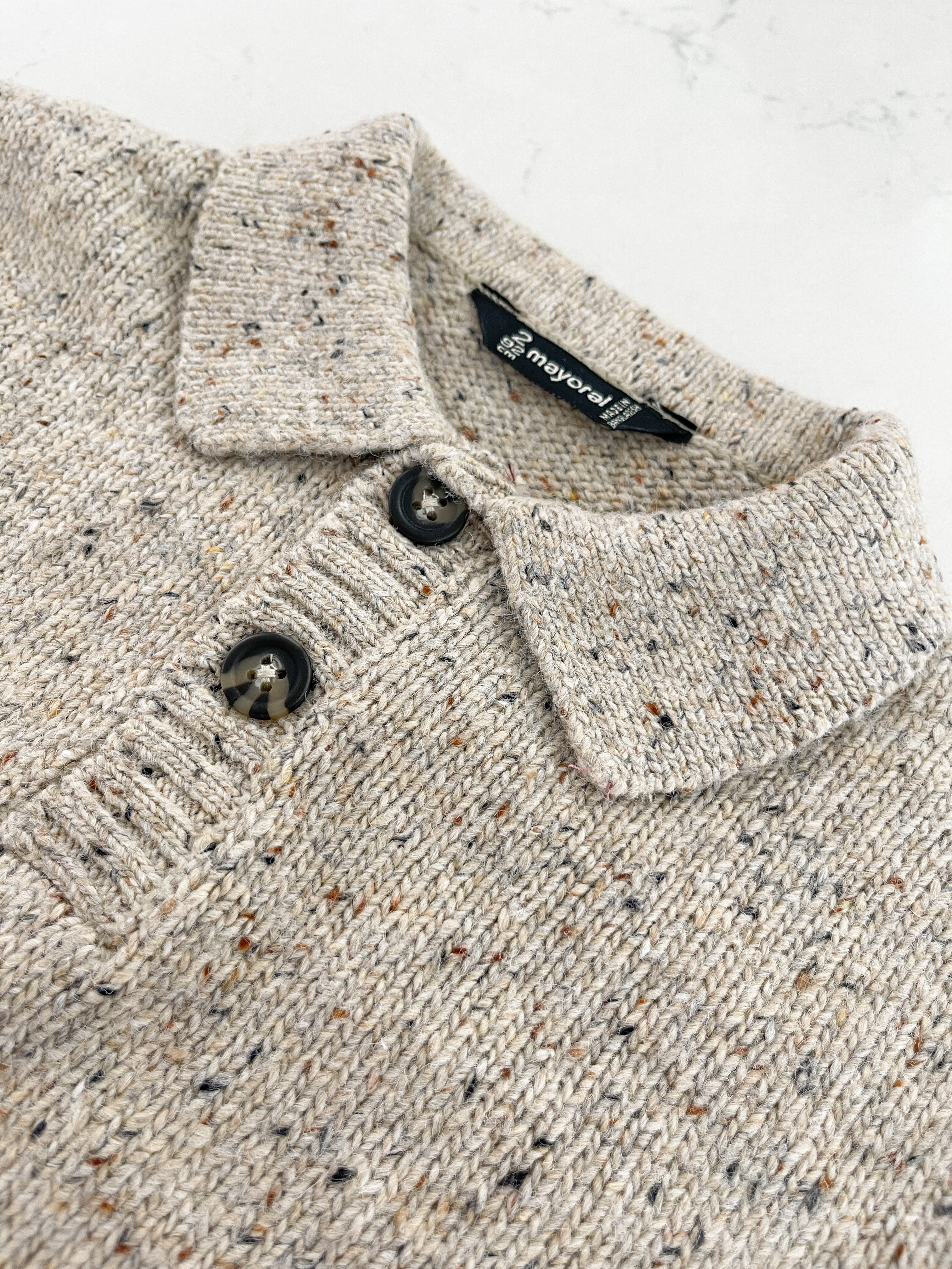 Collared Polo Sweater