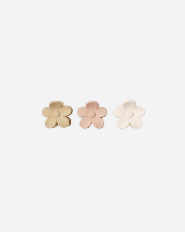 Flower Clip Set | Butterscotch, Blush, Ivory