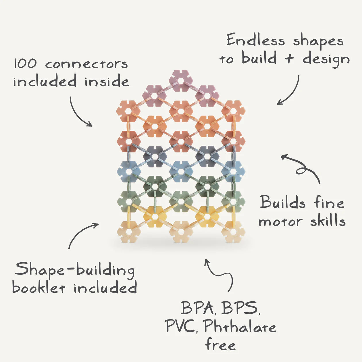 Hex Connect Building Toy Set