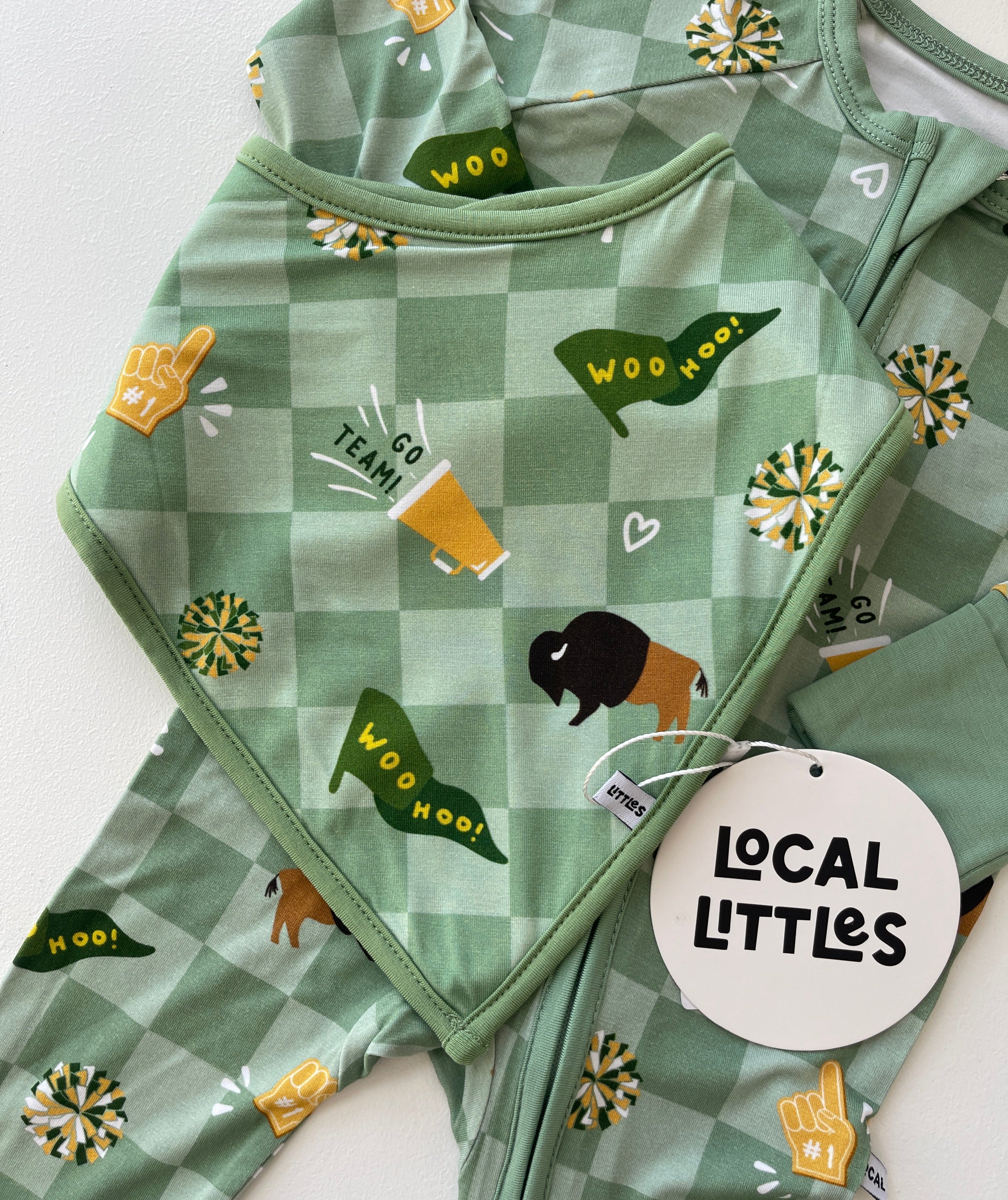 Green & Gold Bib | Local Littles