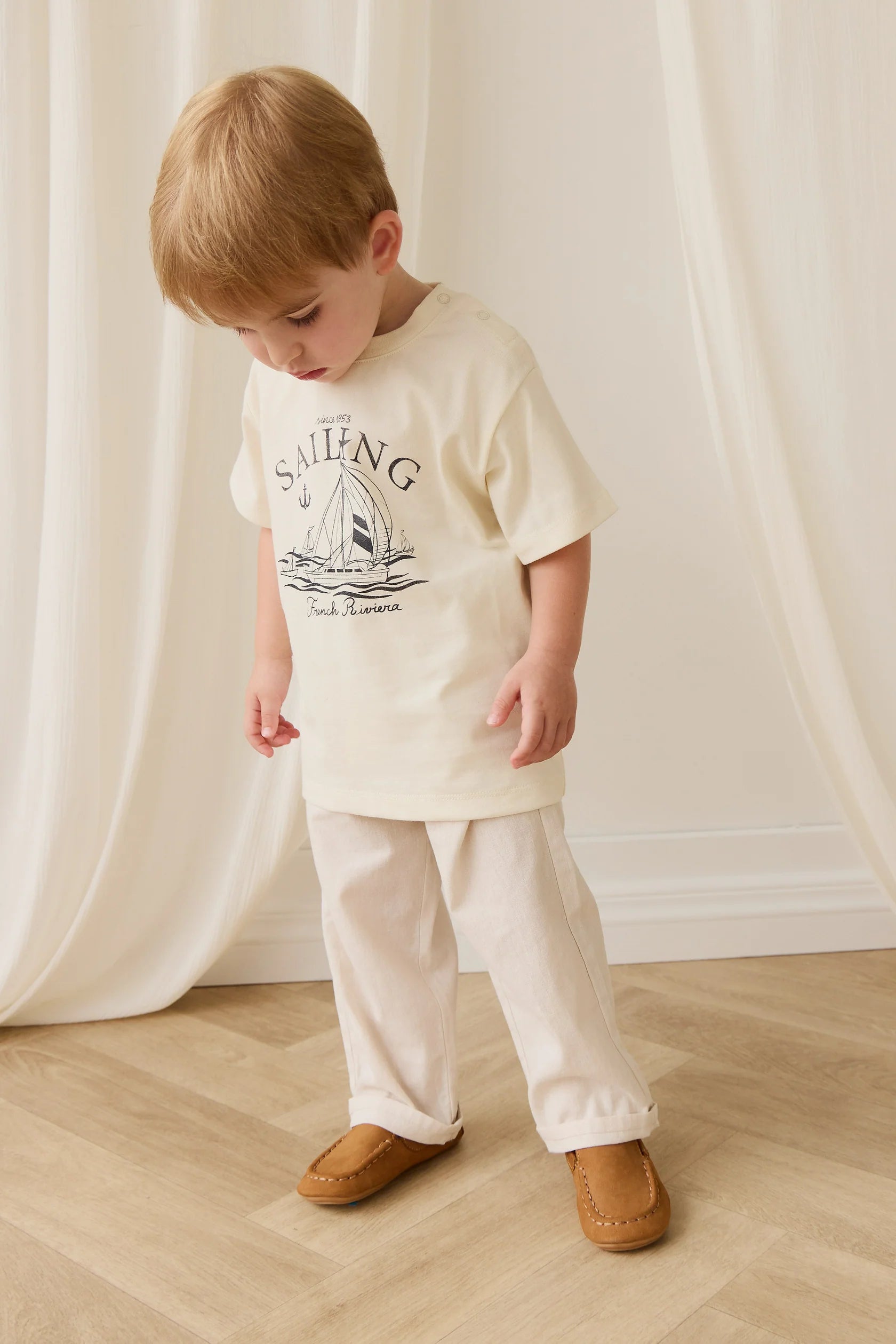Ali Linen/Cotton Pant | Natural