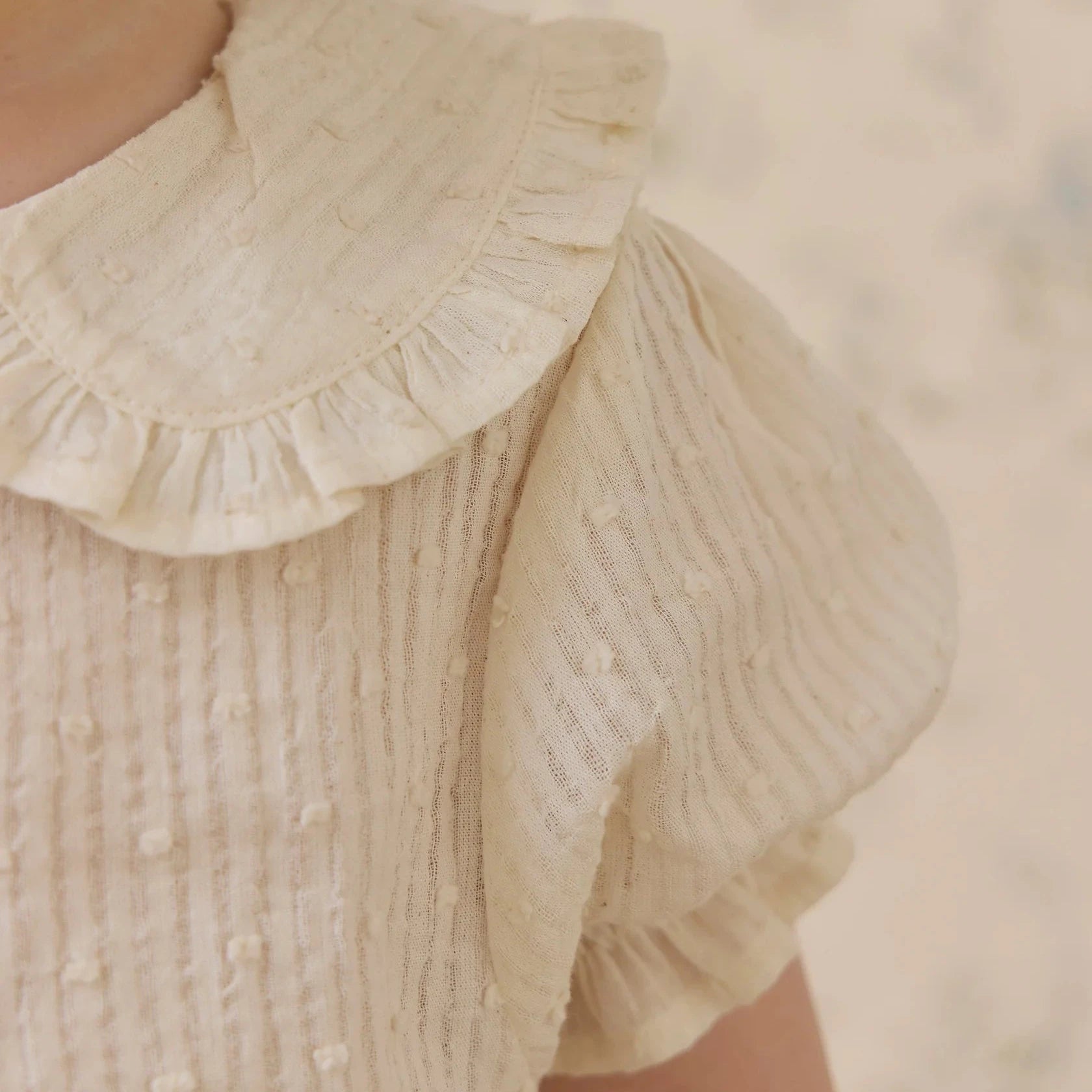 Organic Cotton Bowie Blouse | Parchment