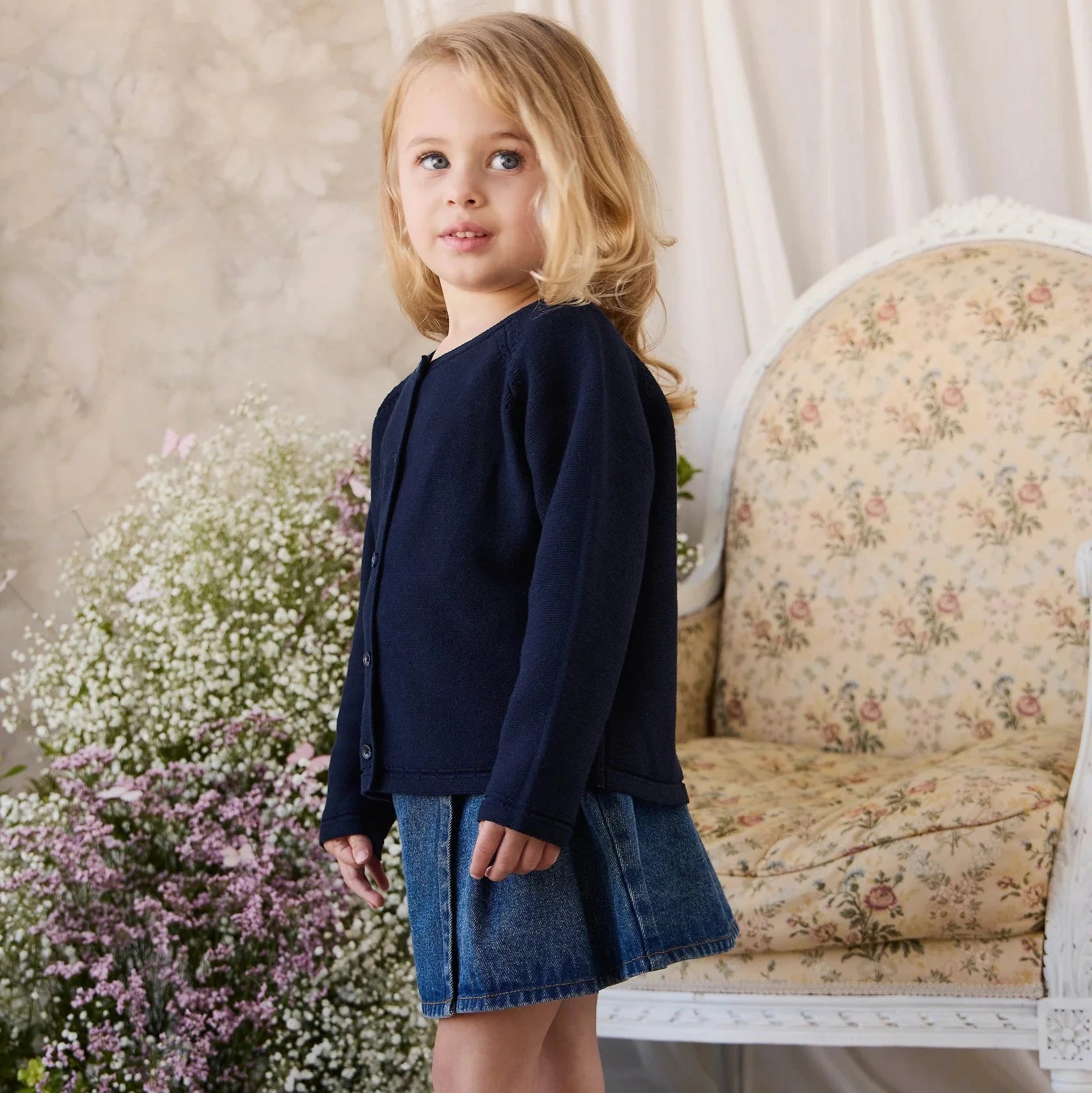 Delaney Knitted Cardigan | Starry Night