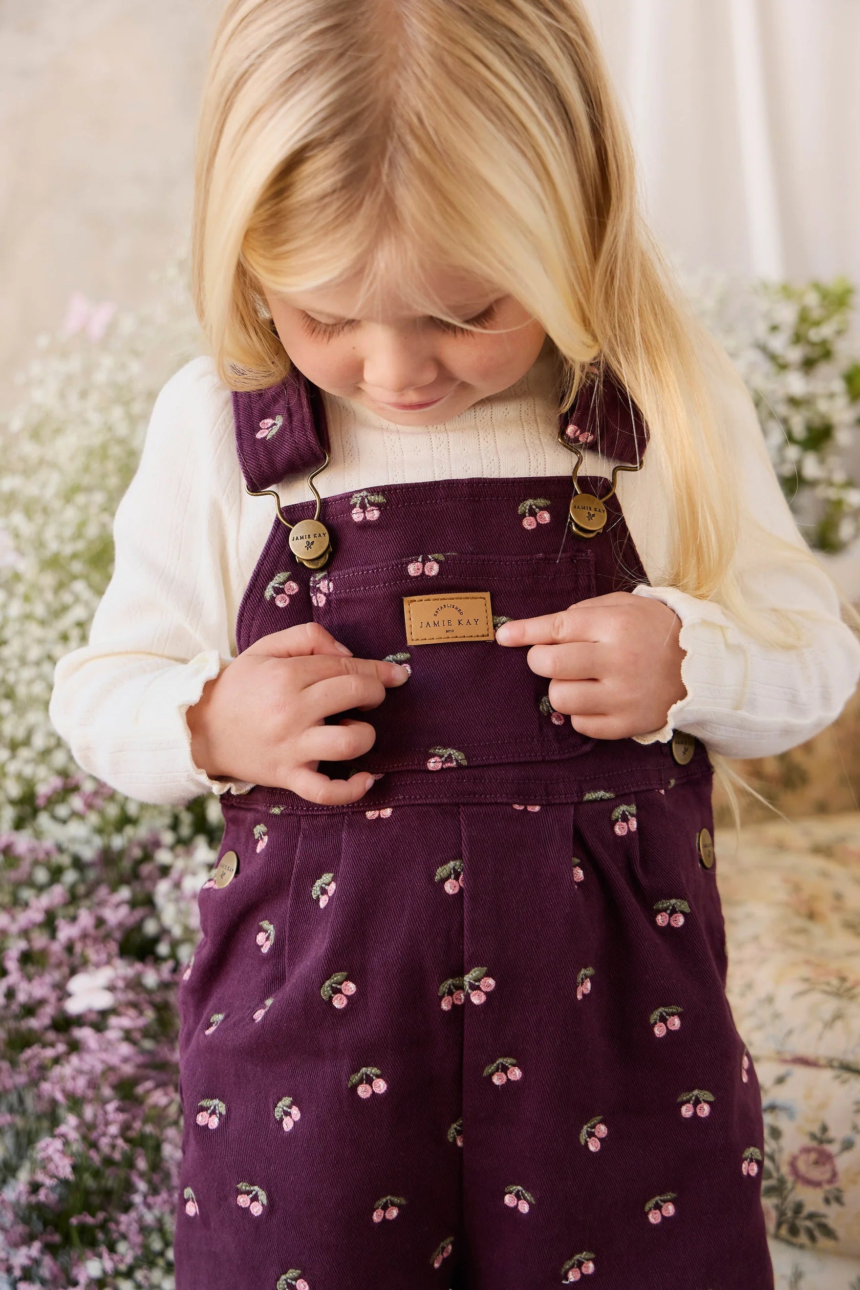 Blair Overall | Cherry Fig