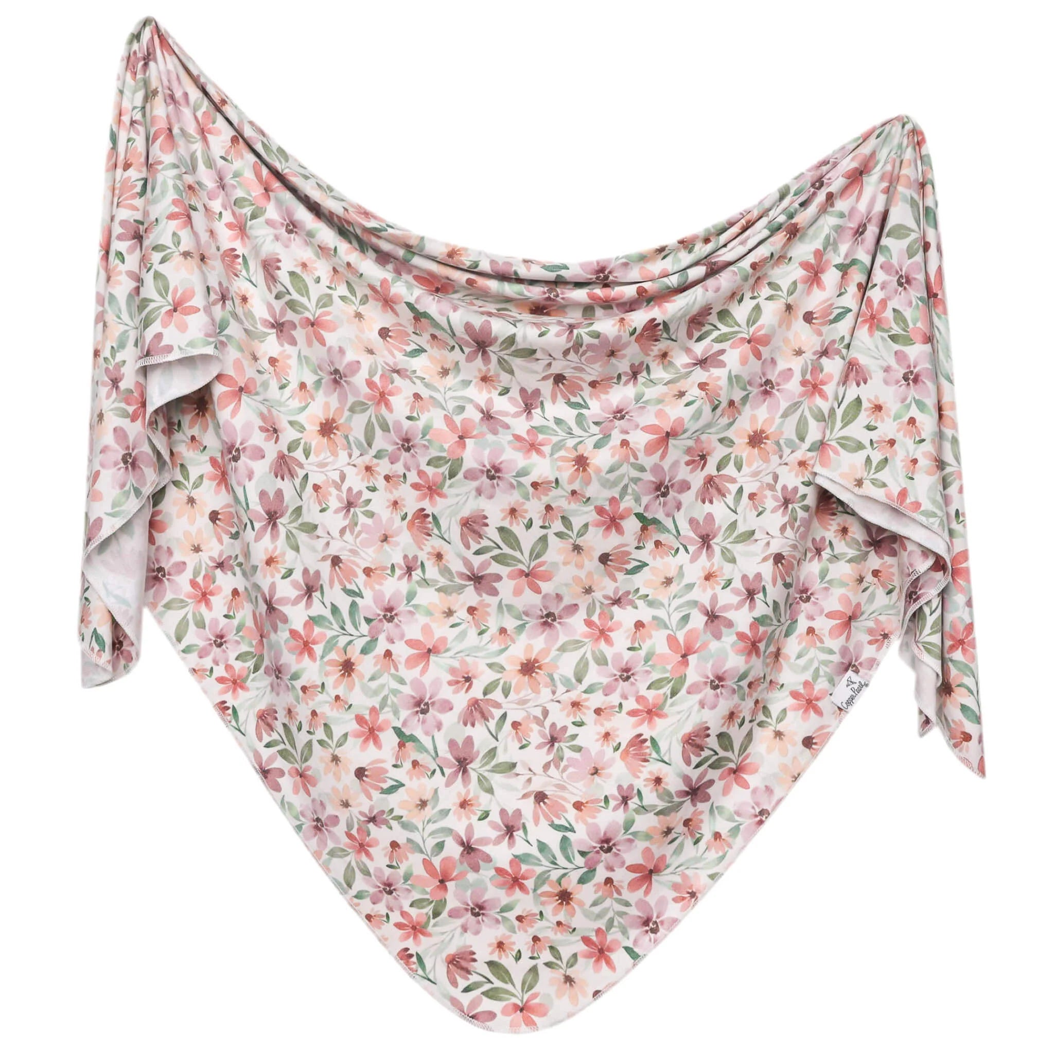 Copper Pearl Knit Swaddle Blanket