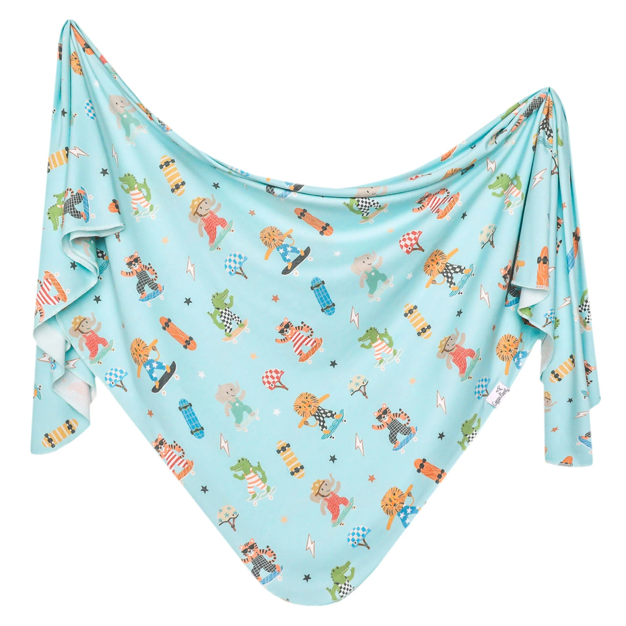 Copper Pearl Knit Swaddle Blanket