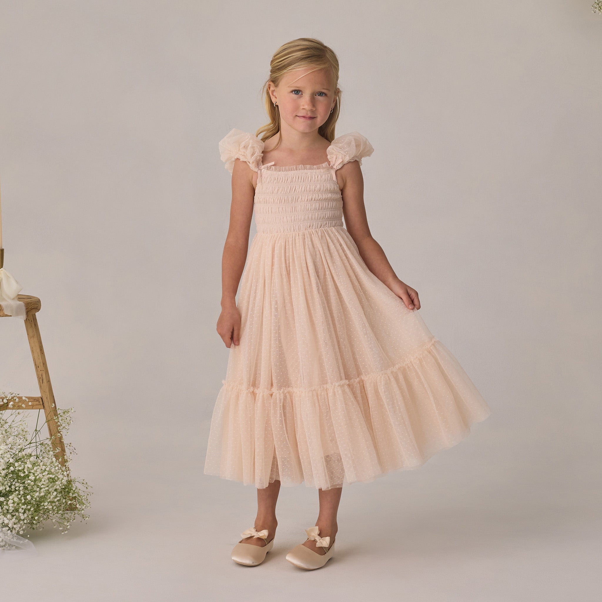 Clara Dress | Pearl
