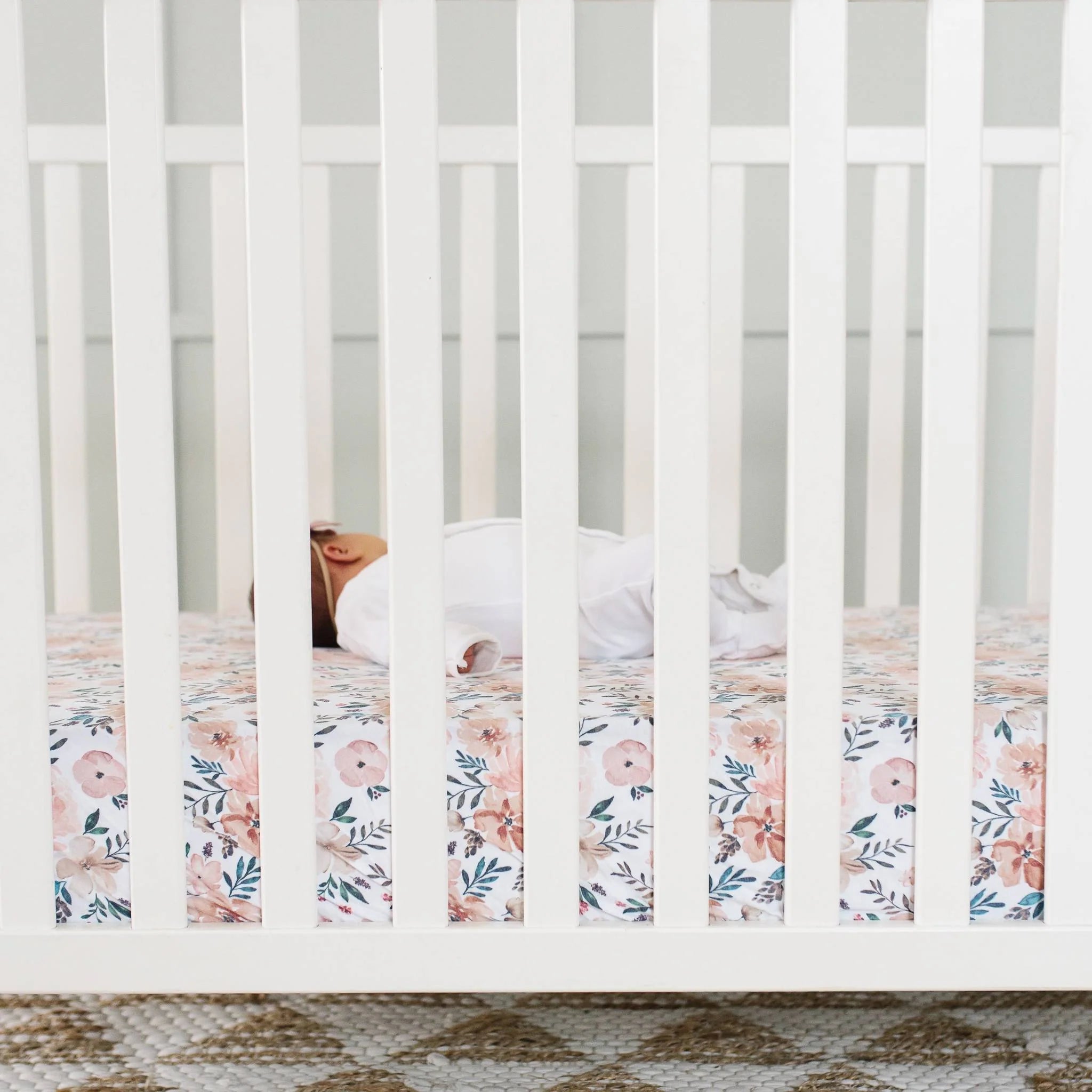 Copper Pearl Premium Crib Sheet