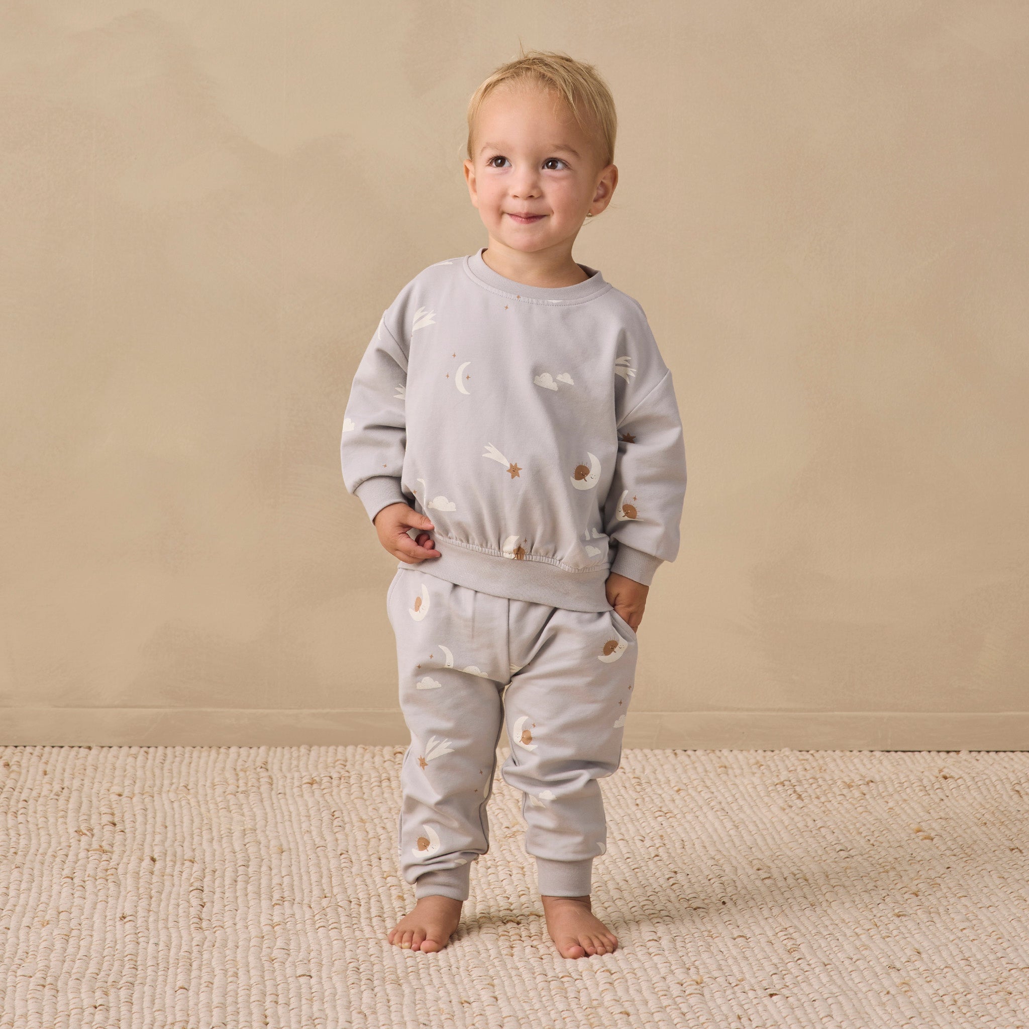 Relaxed Sweat Set | Sky Friends