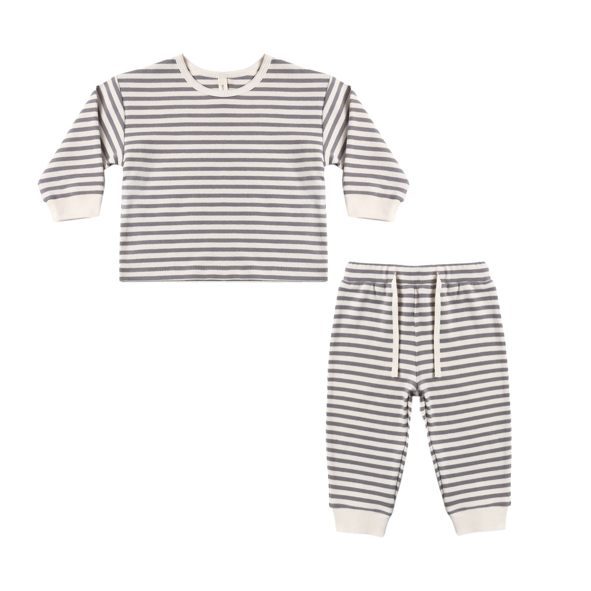 Cozy Set | Slate Stripe