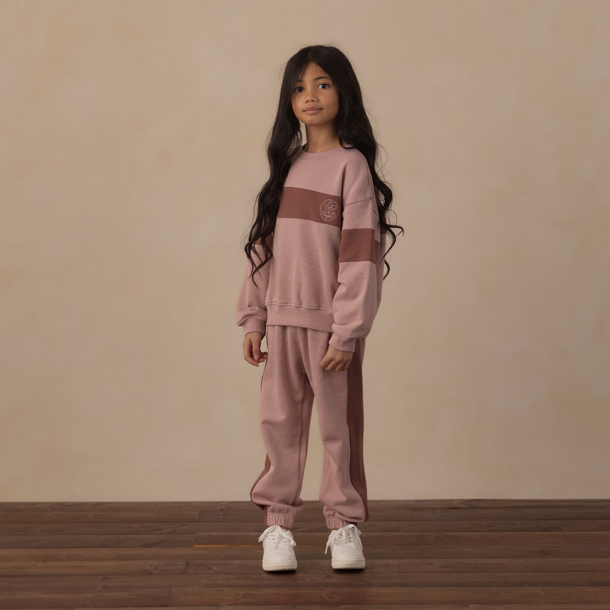 Stripe Sweat Set | Rosewood