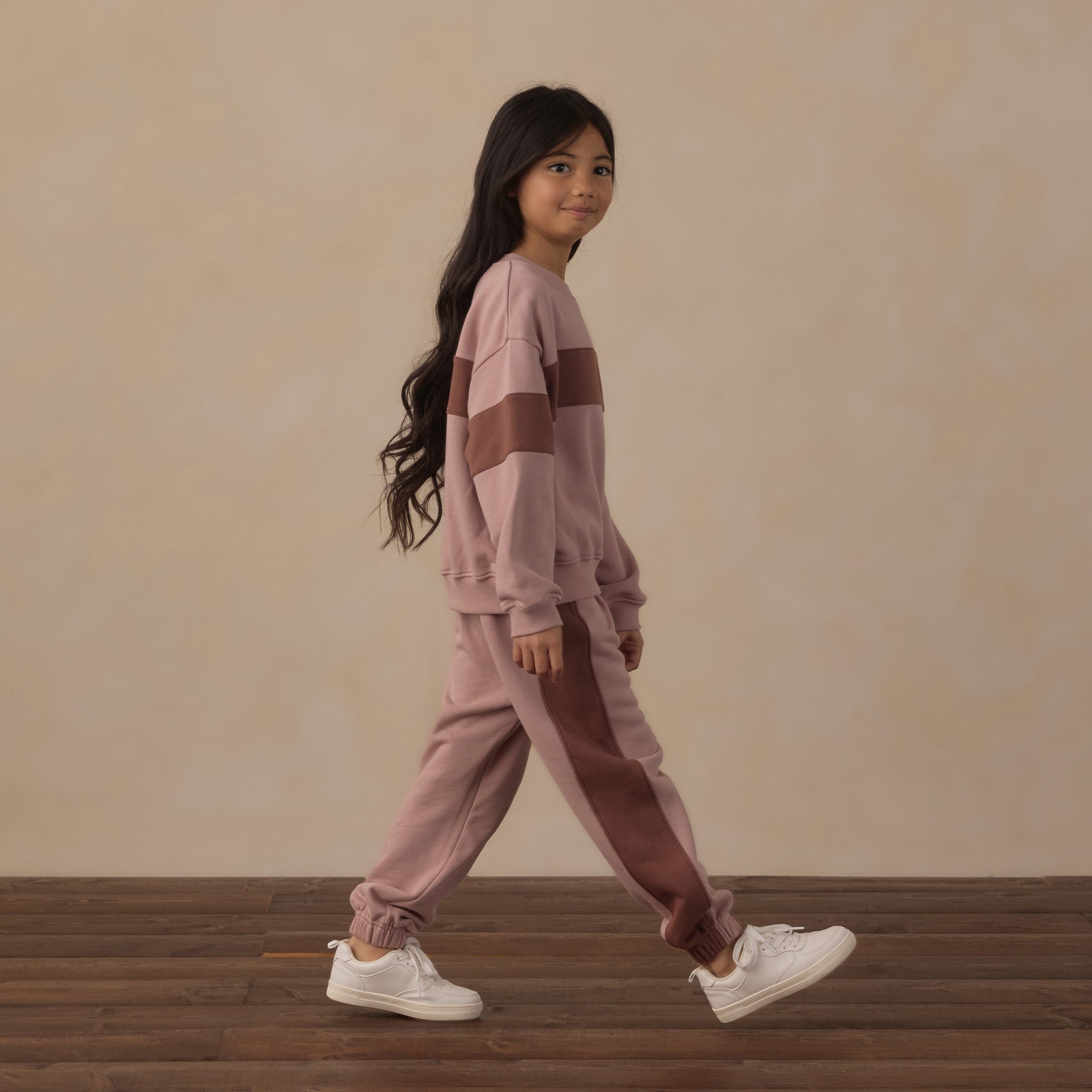 Stripe Sweat Set | Rosewood