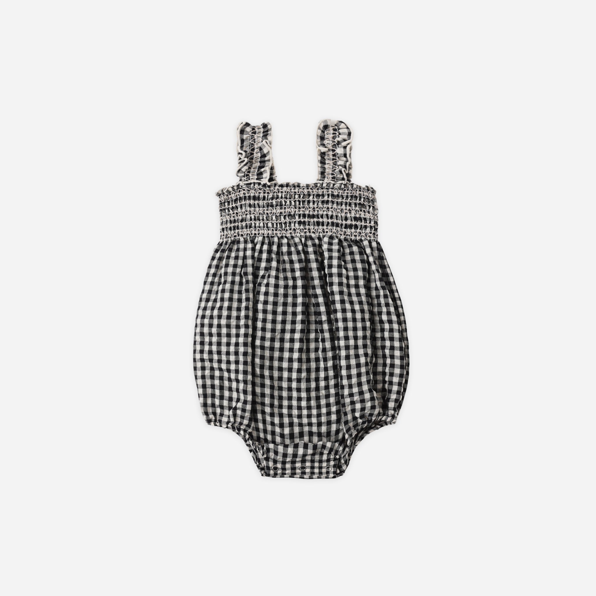 Julia Romper | Black Check