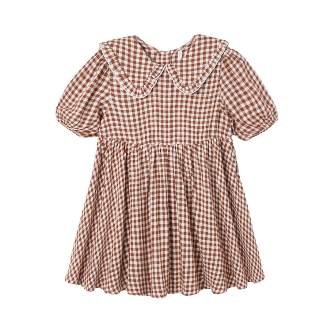 Camille Dress | Brick Check