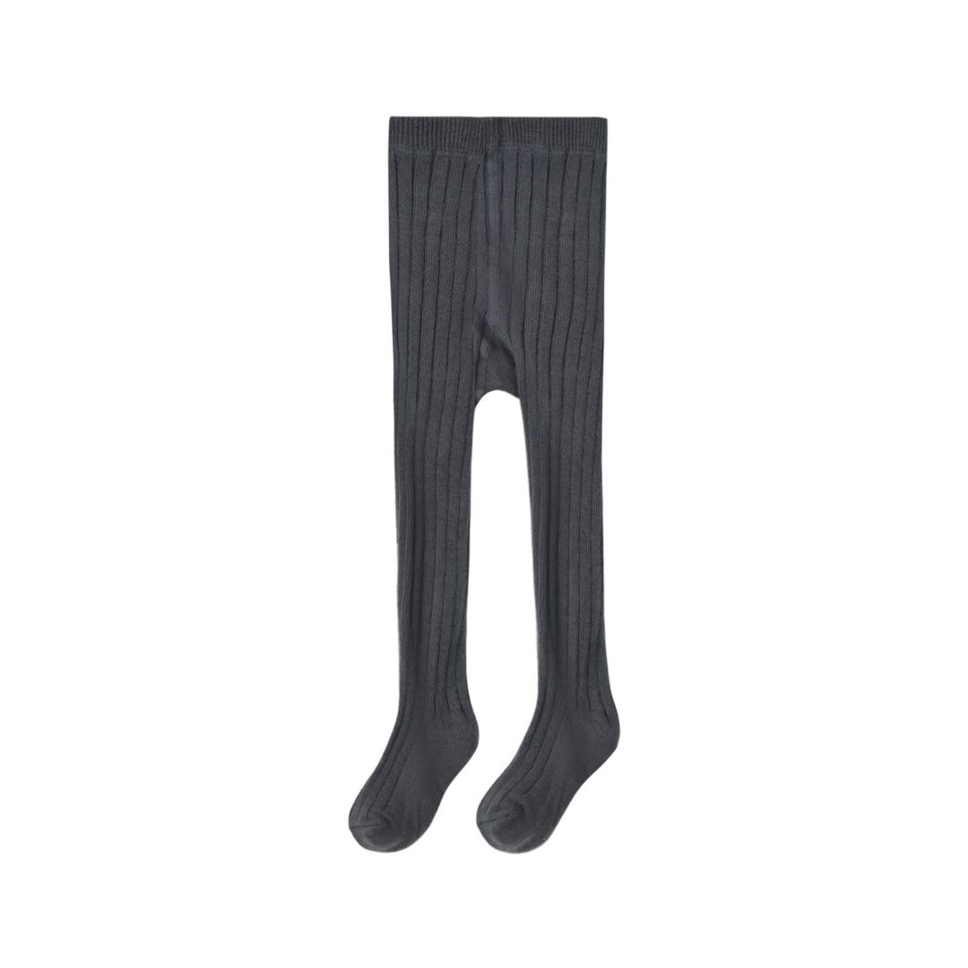 Ribbed Tights | Midnight
