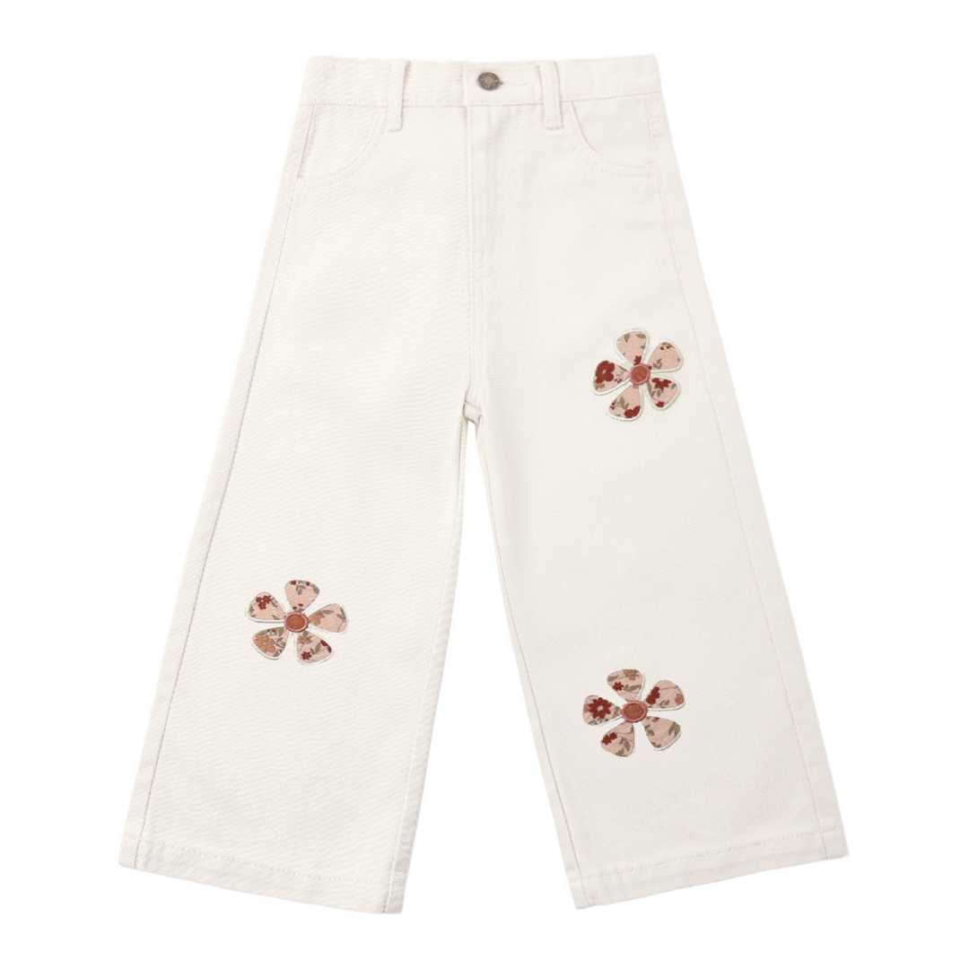 Straight Leg Pant | Daisy Patches