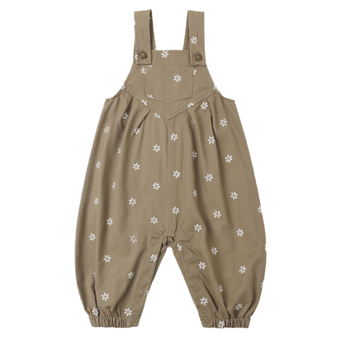 Vintage Overall | Embroidered Daisies
