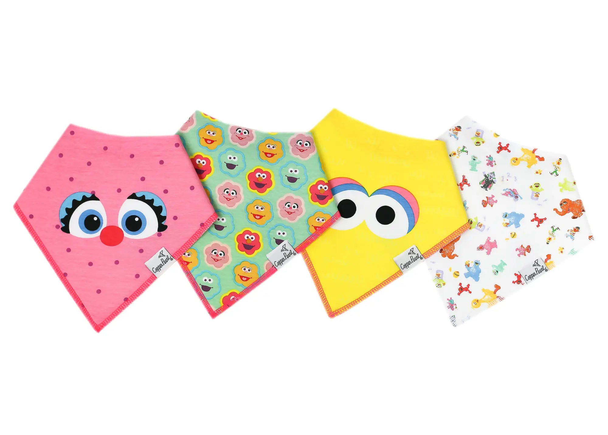 Copper Pearl Bandana Bib Set (4-pack)