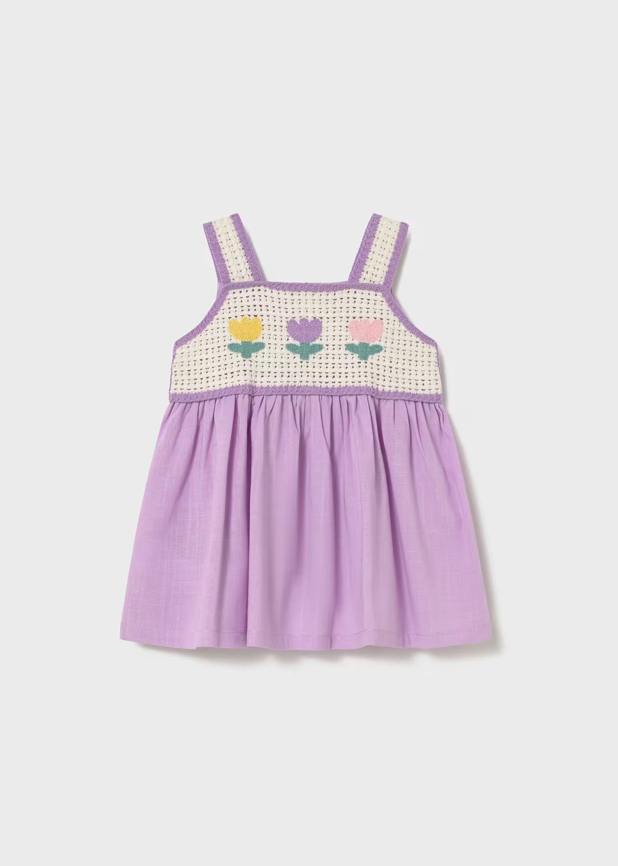Lilac Crochet Dress