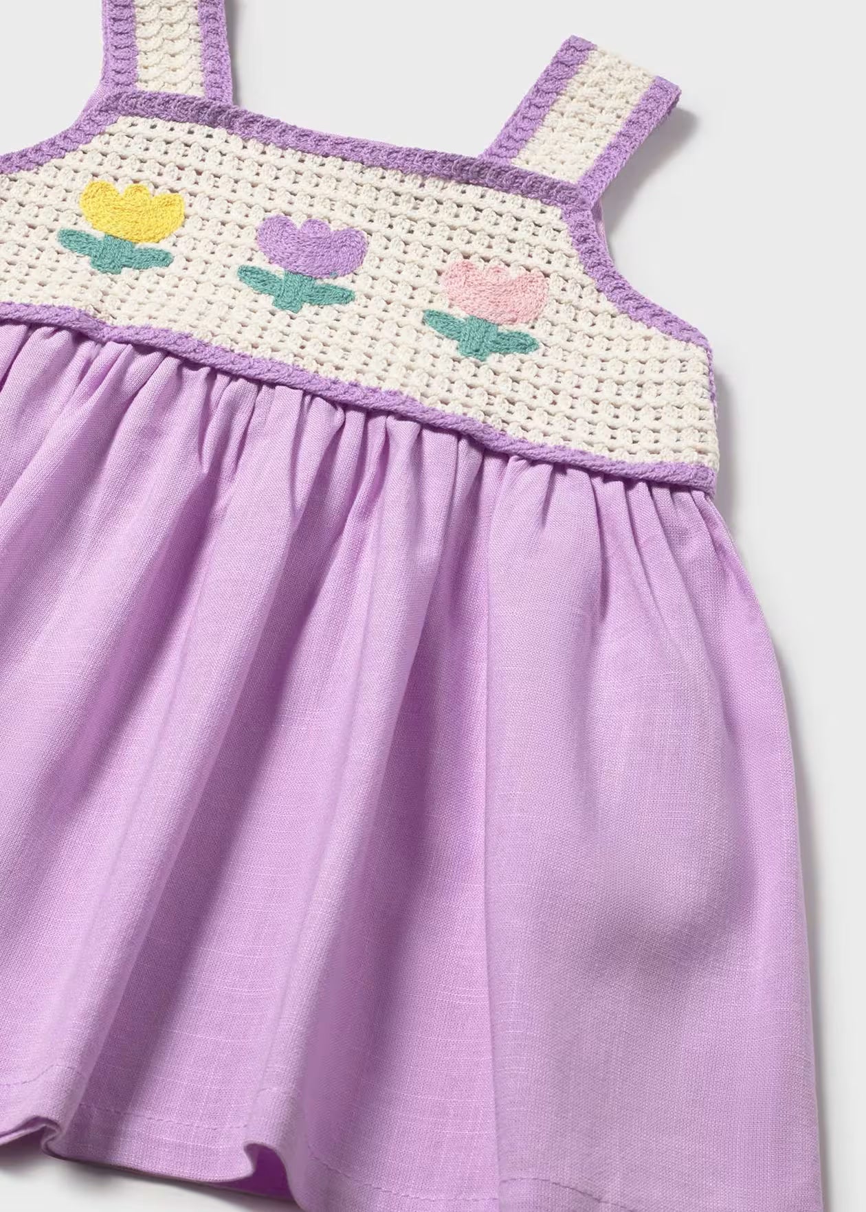 Lilac Crochet Dress