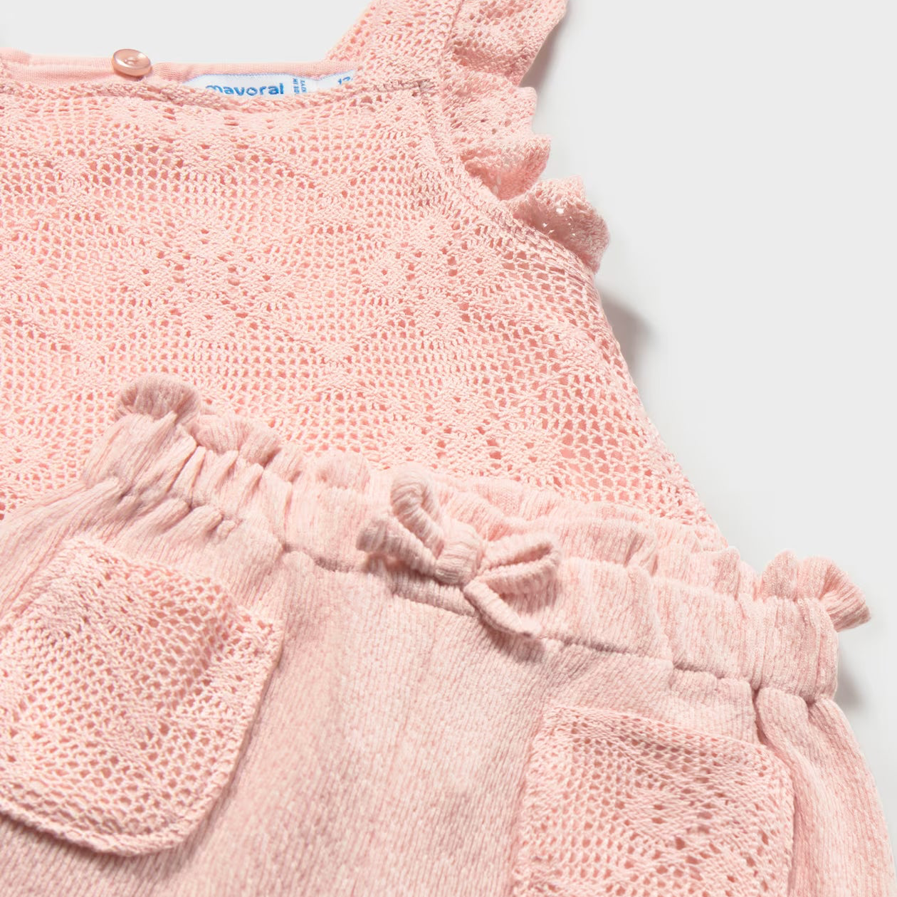Crochet Top + Pants Set | Peony