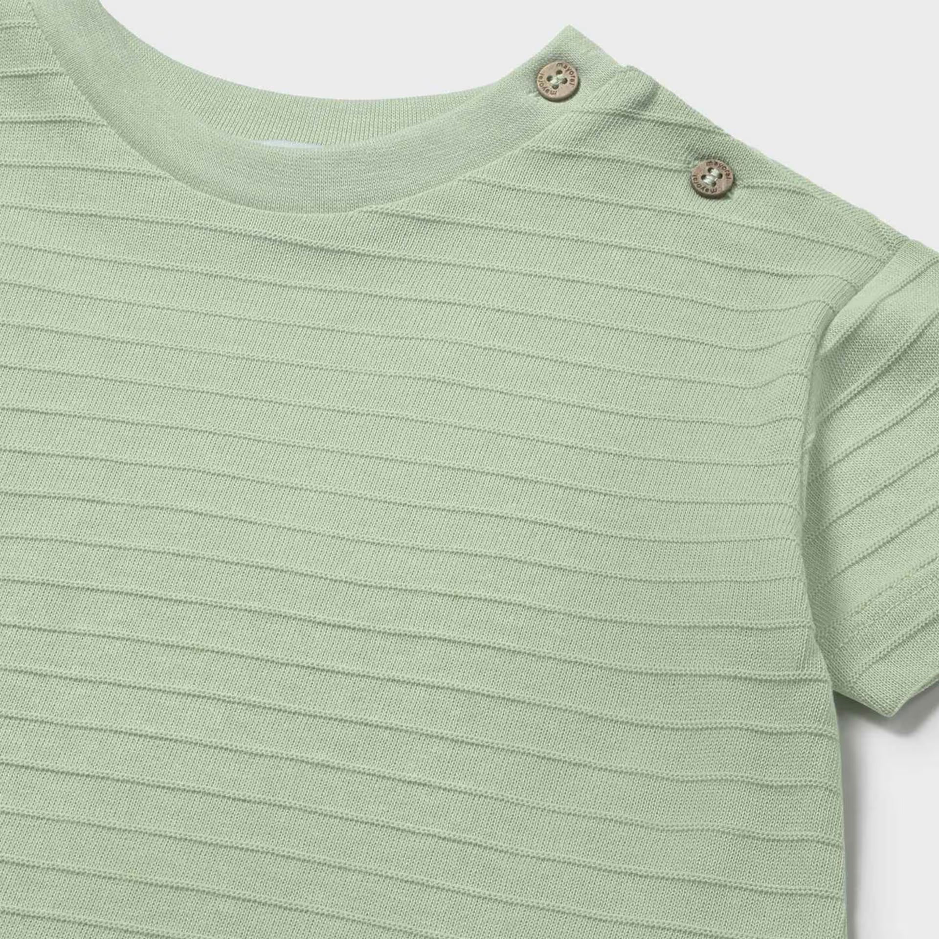 Short Sleeve Knit Shirt | Matcha