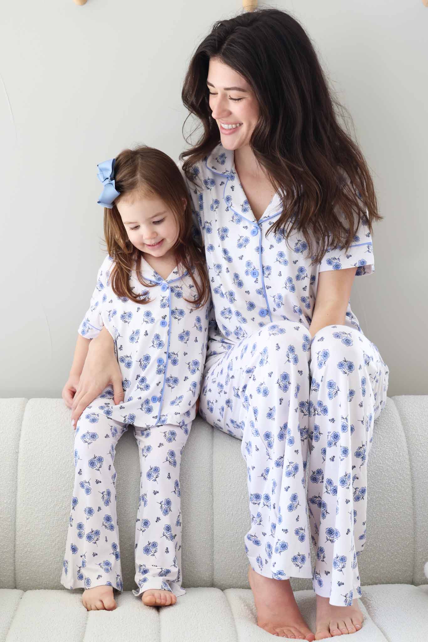 Girl's Two Piece Flare Lounge Set | Sapphire Garden