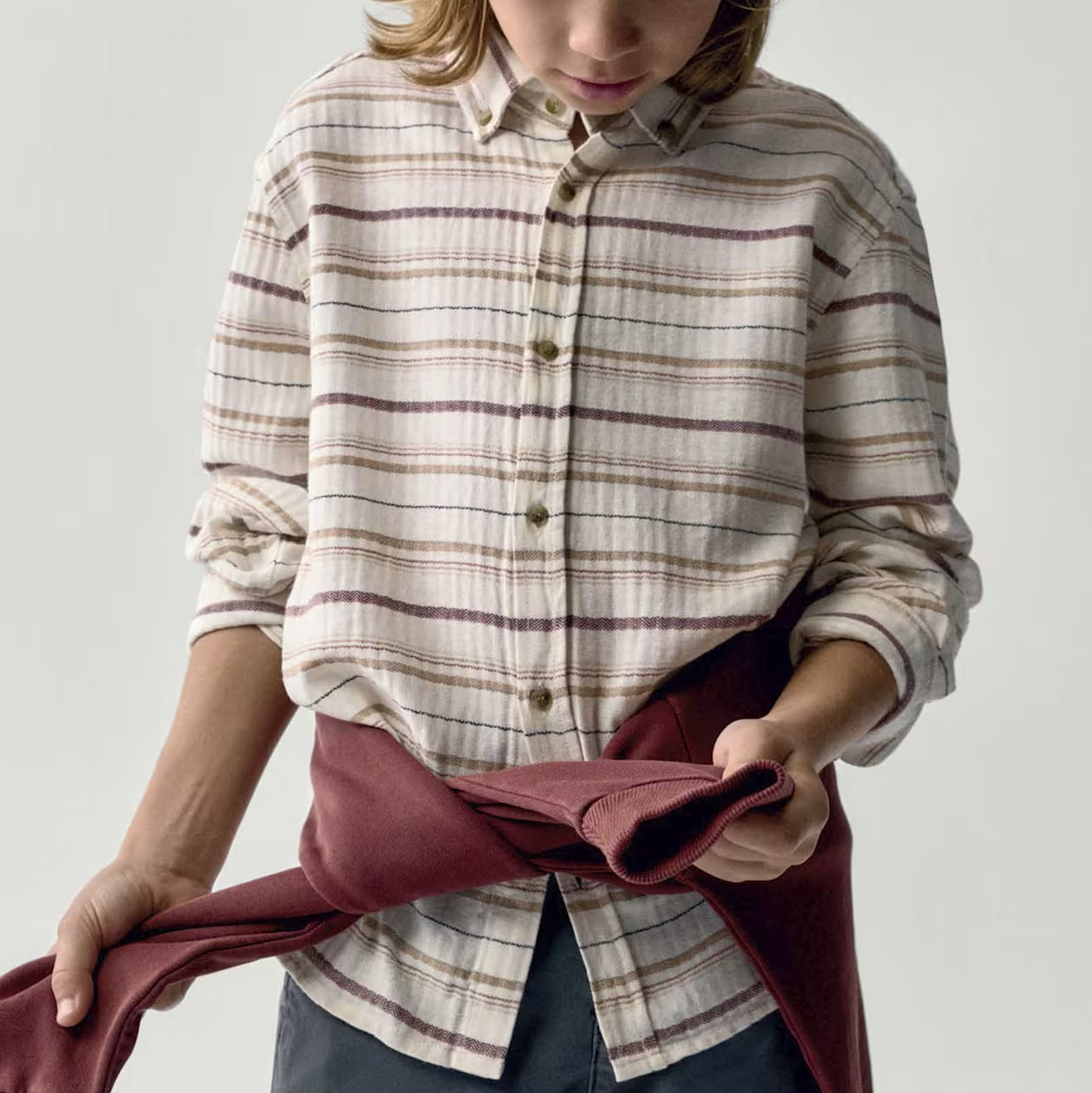 Striped Button Up Shirt