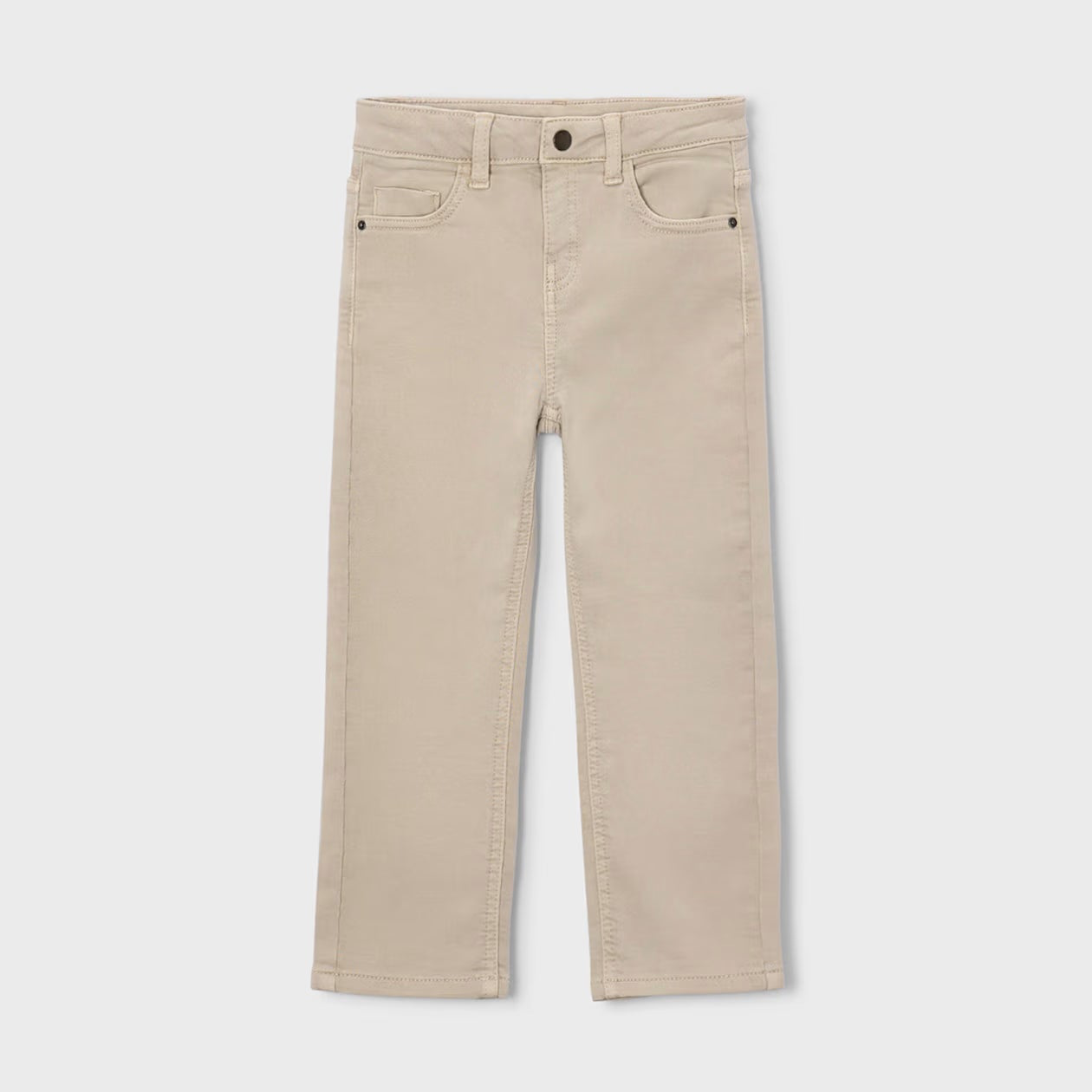 Tan Regular Fit Pants