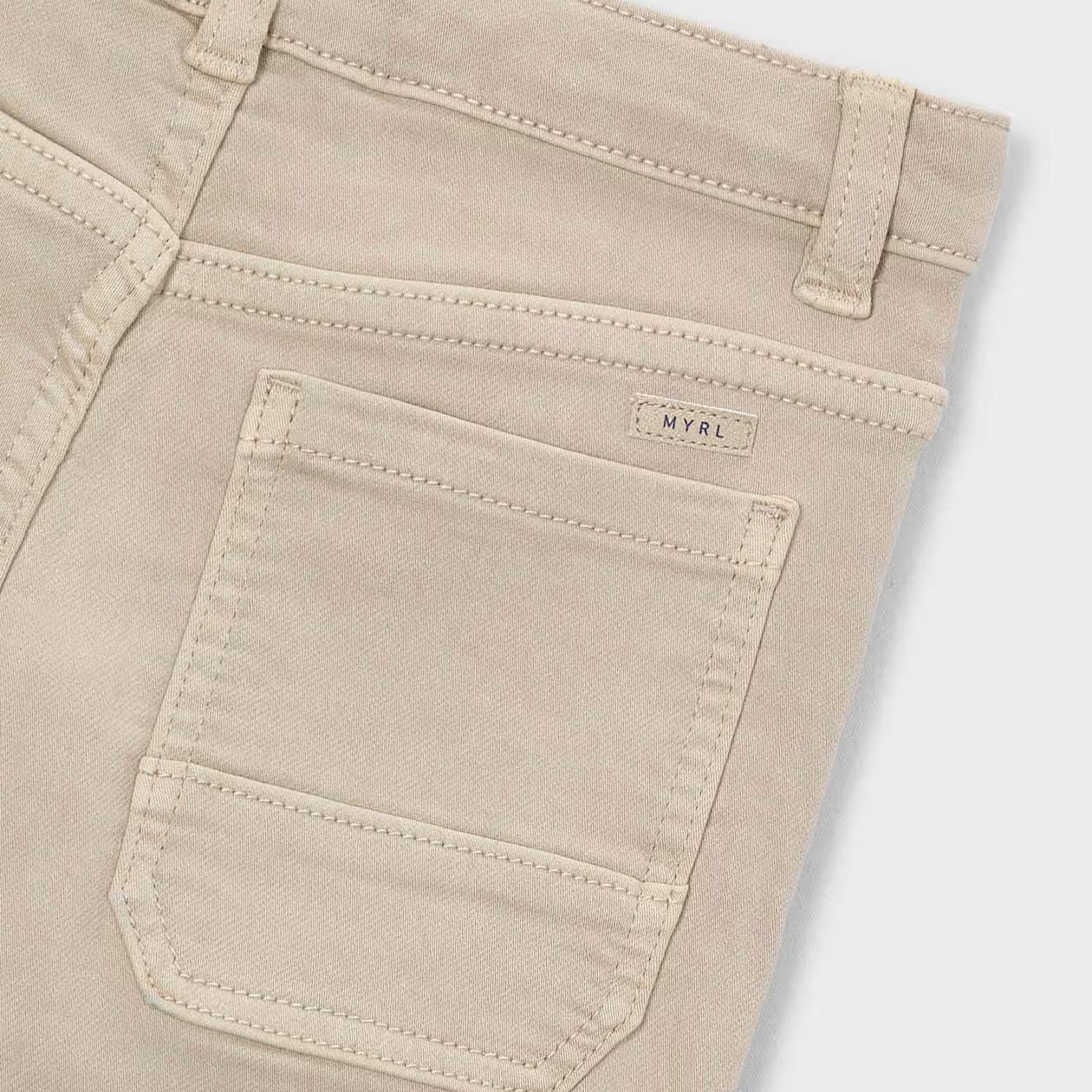 Tan Regular Fit Pants