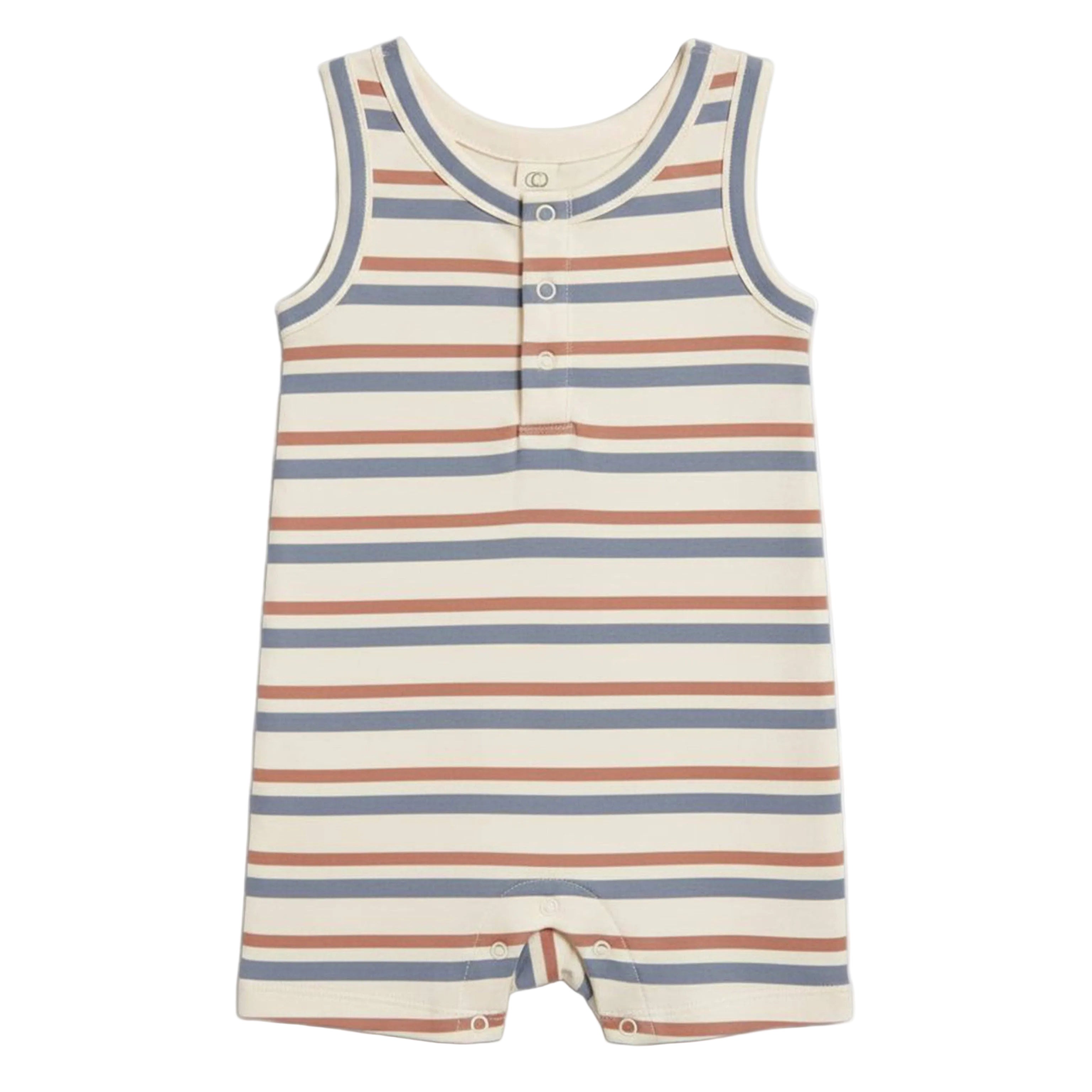 Nile Romper | Voyage Stripe
