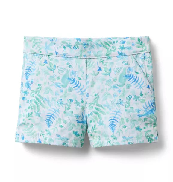 Floral Canvas Short